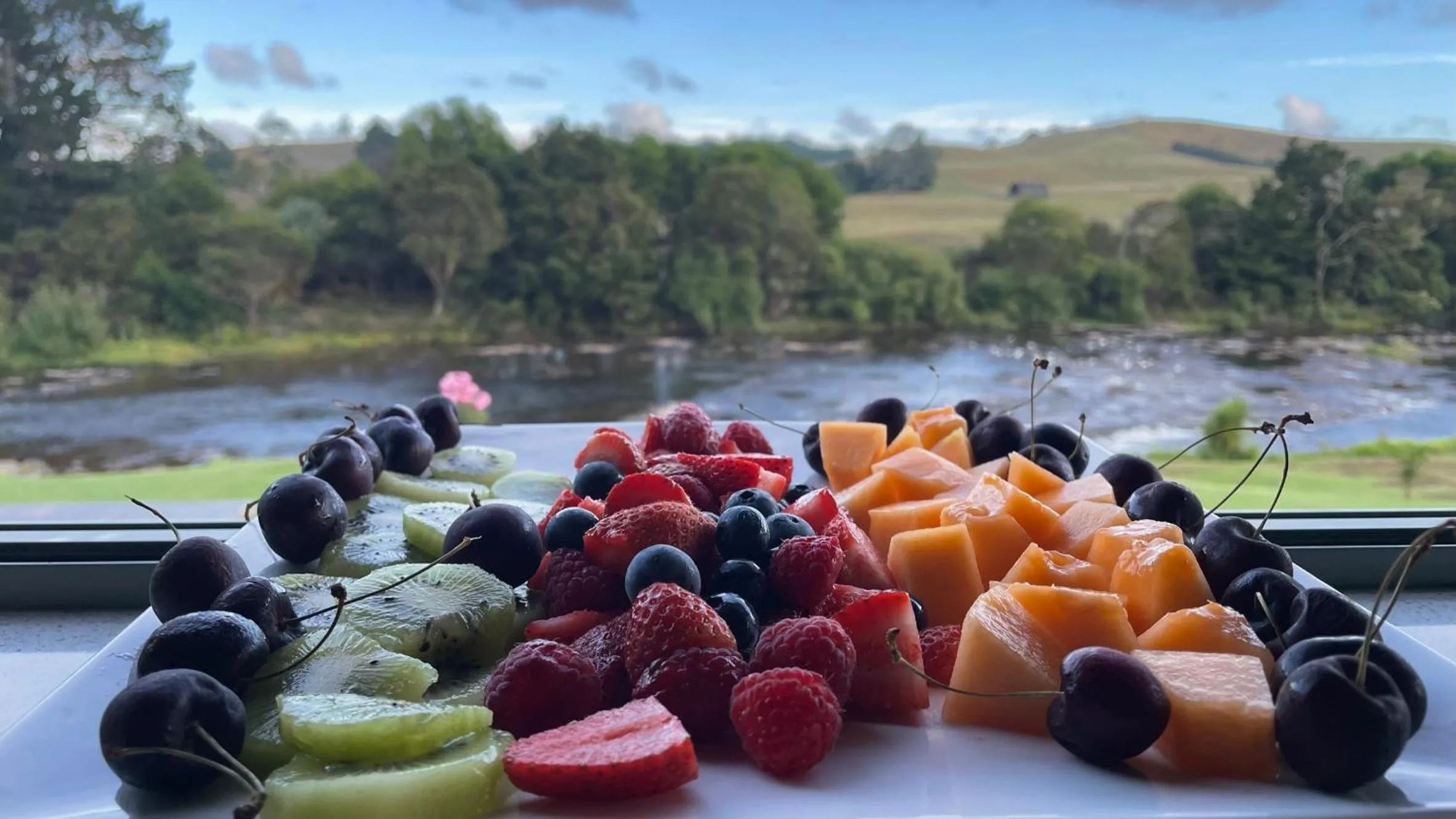 Natural landscape in Te Awa Lodge