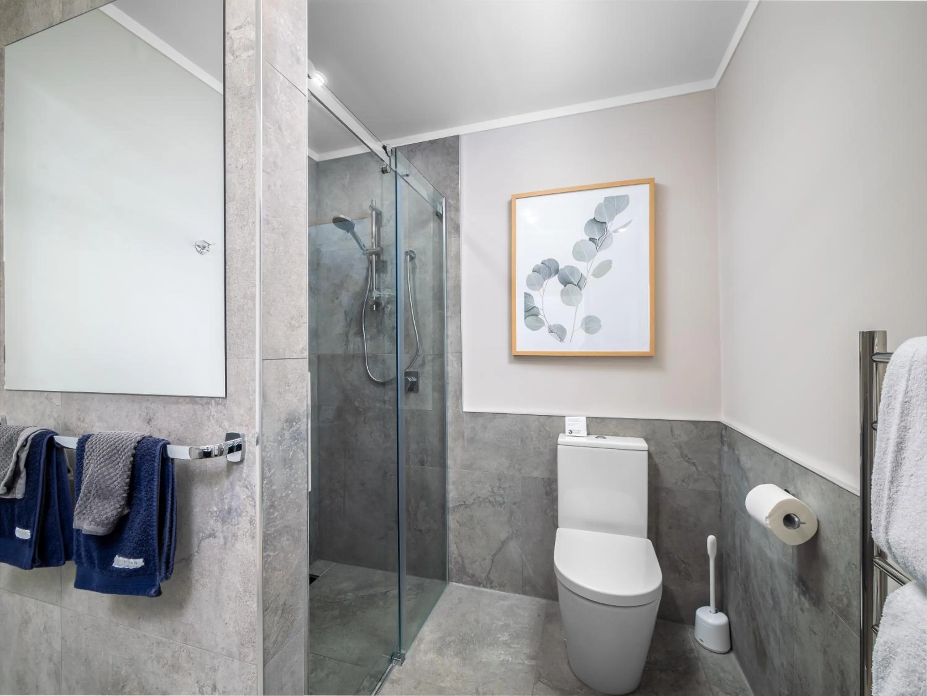 Shower in Te Awa Lodge