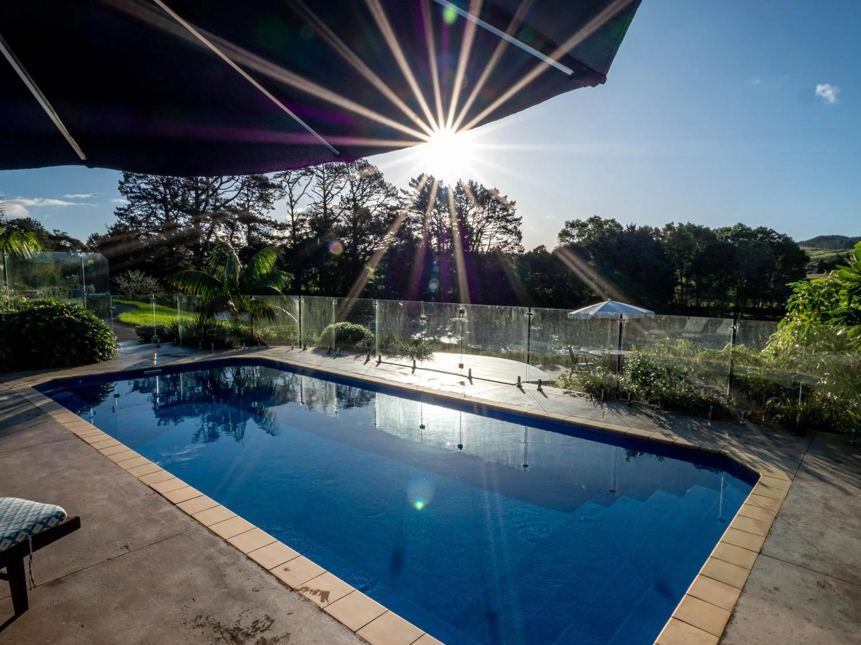 Swimming pool in Te Awa Lodge