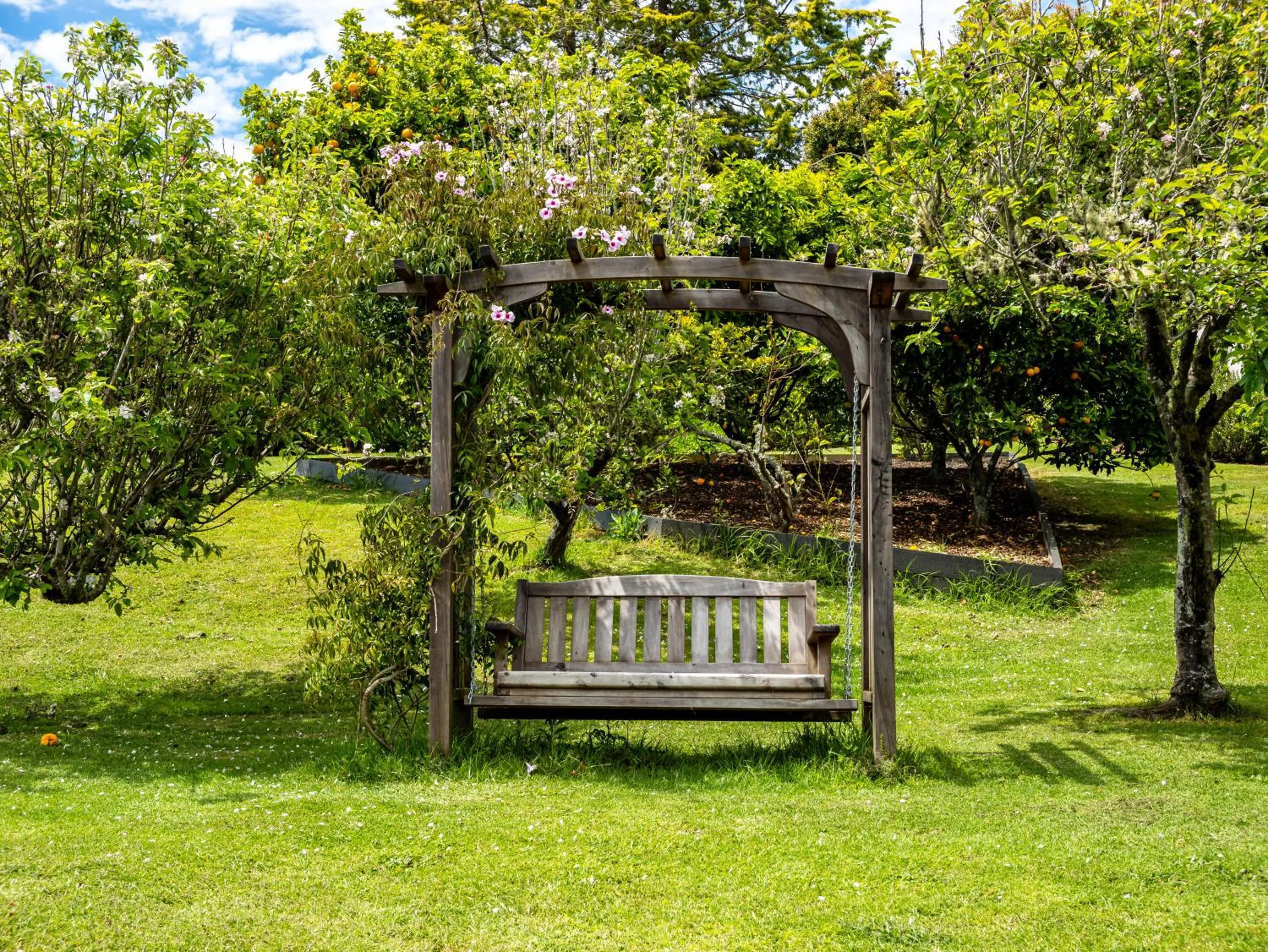 Garden in Te Awa Lodge