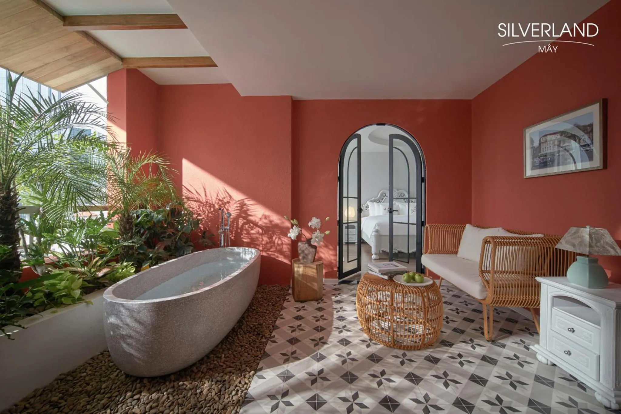 Bath in Silverland Mây Hotel