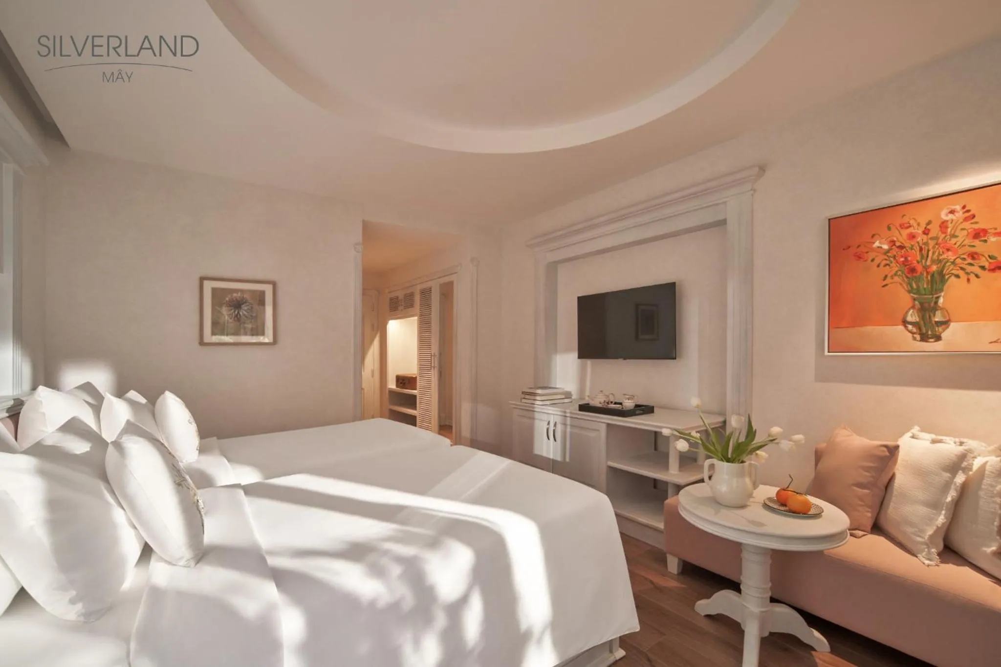 Bed in Silverland Mây Hotel