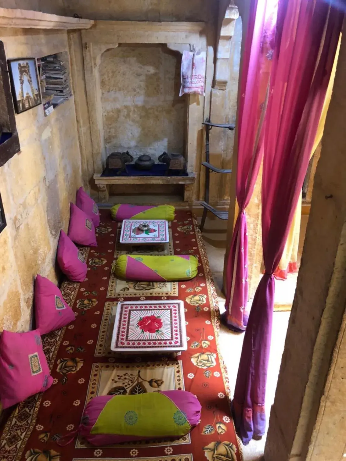 Bed in Desert Haveli Guest House Bed in Desert Haveli Guest House