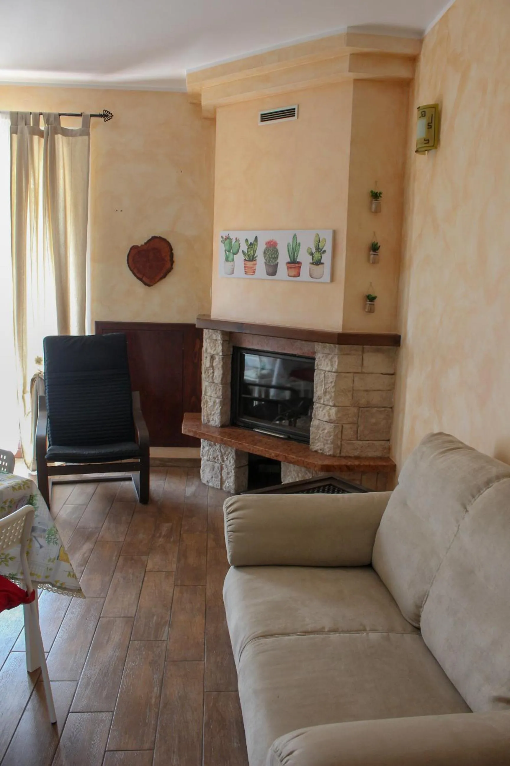 Living room in B&B La poeta