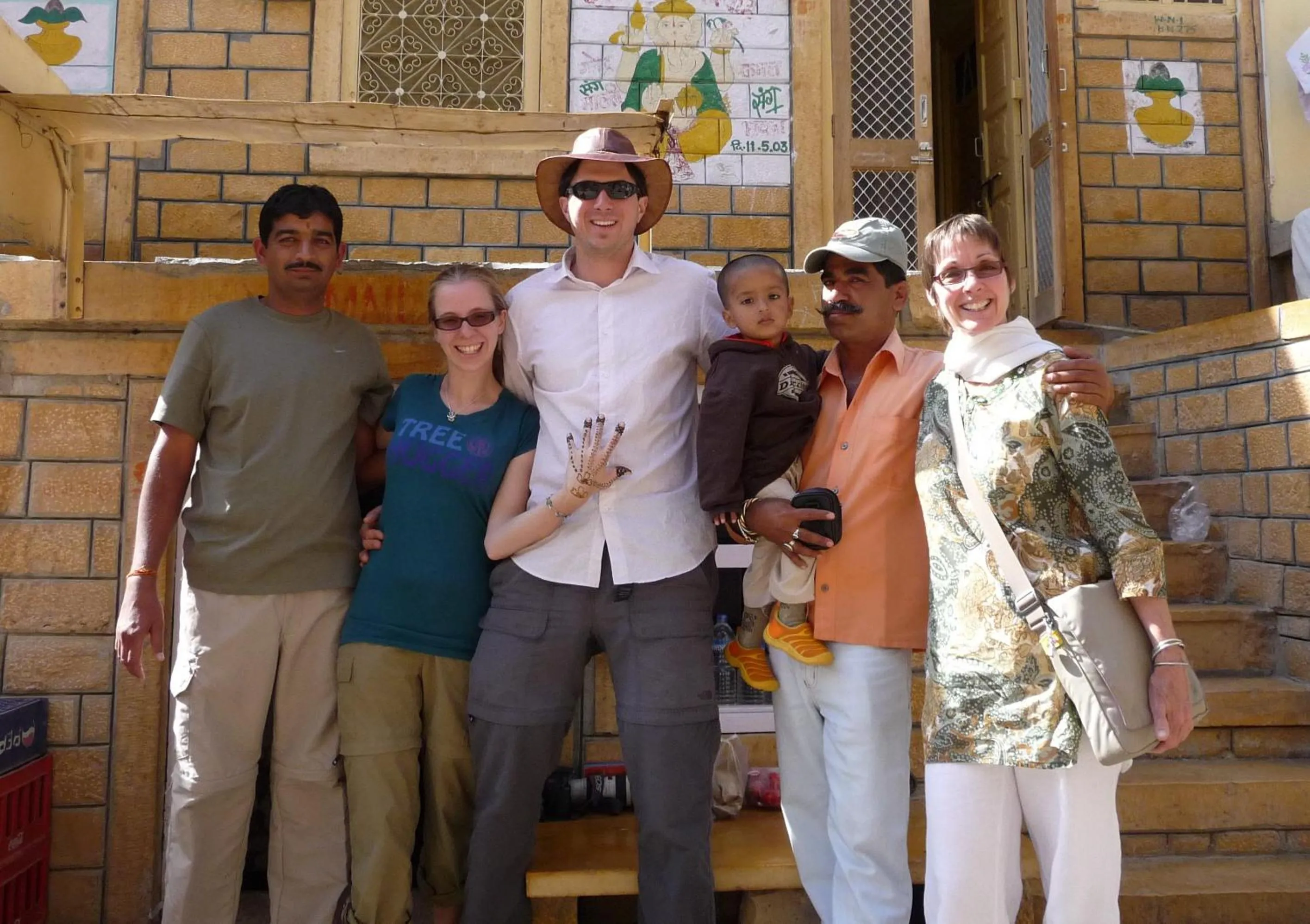 group of guests in Gajanand Guest House