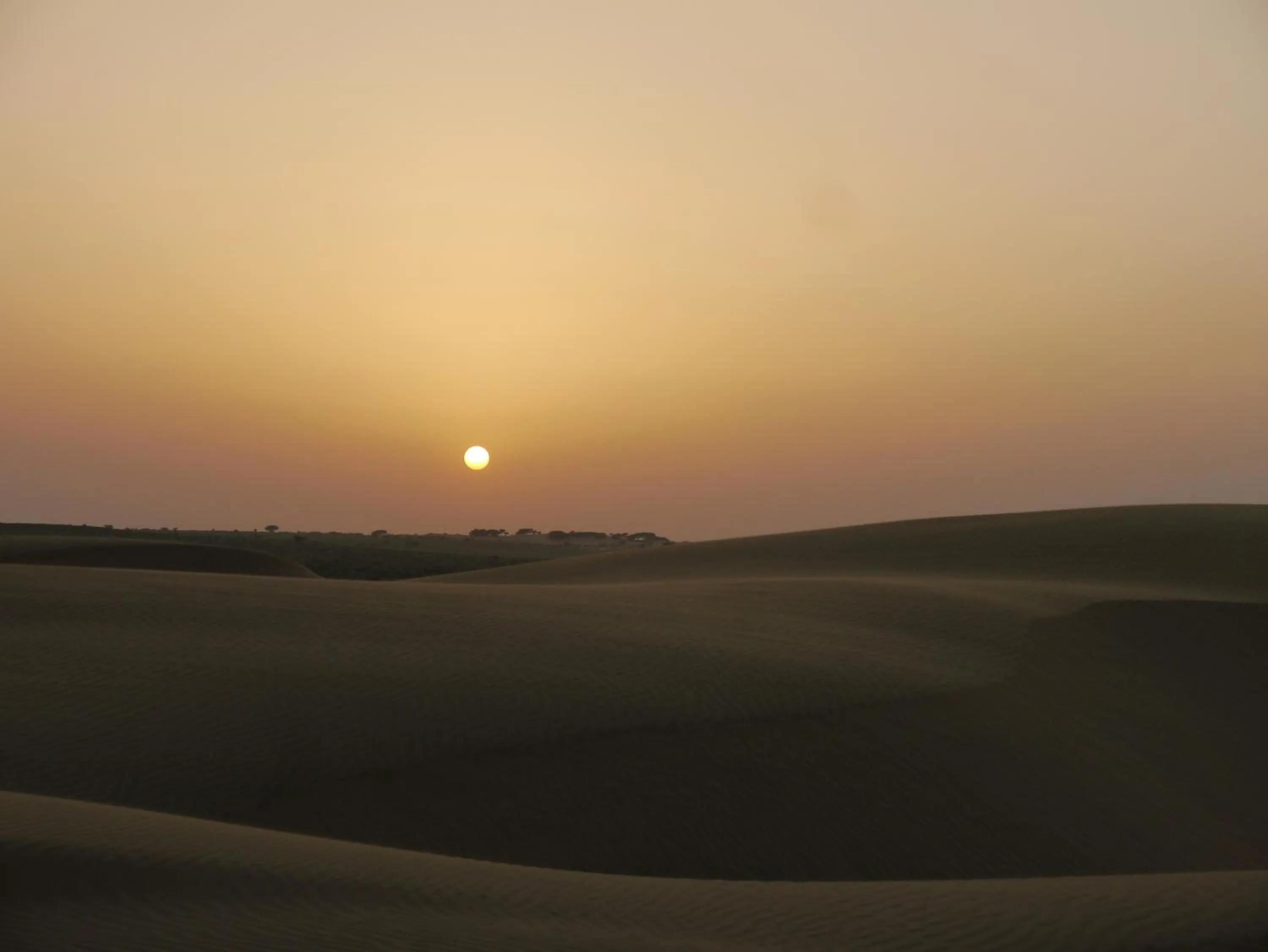 Sunset in Gajanand Guest House