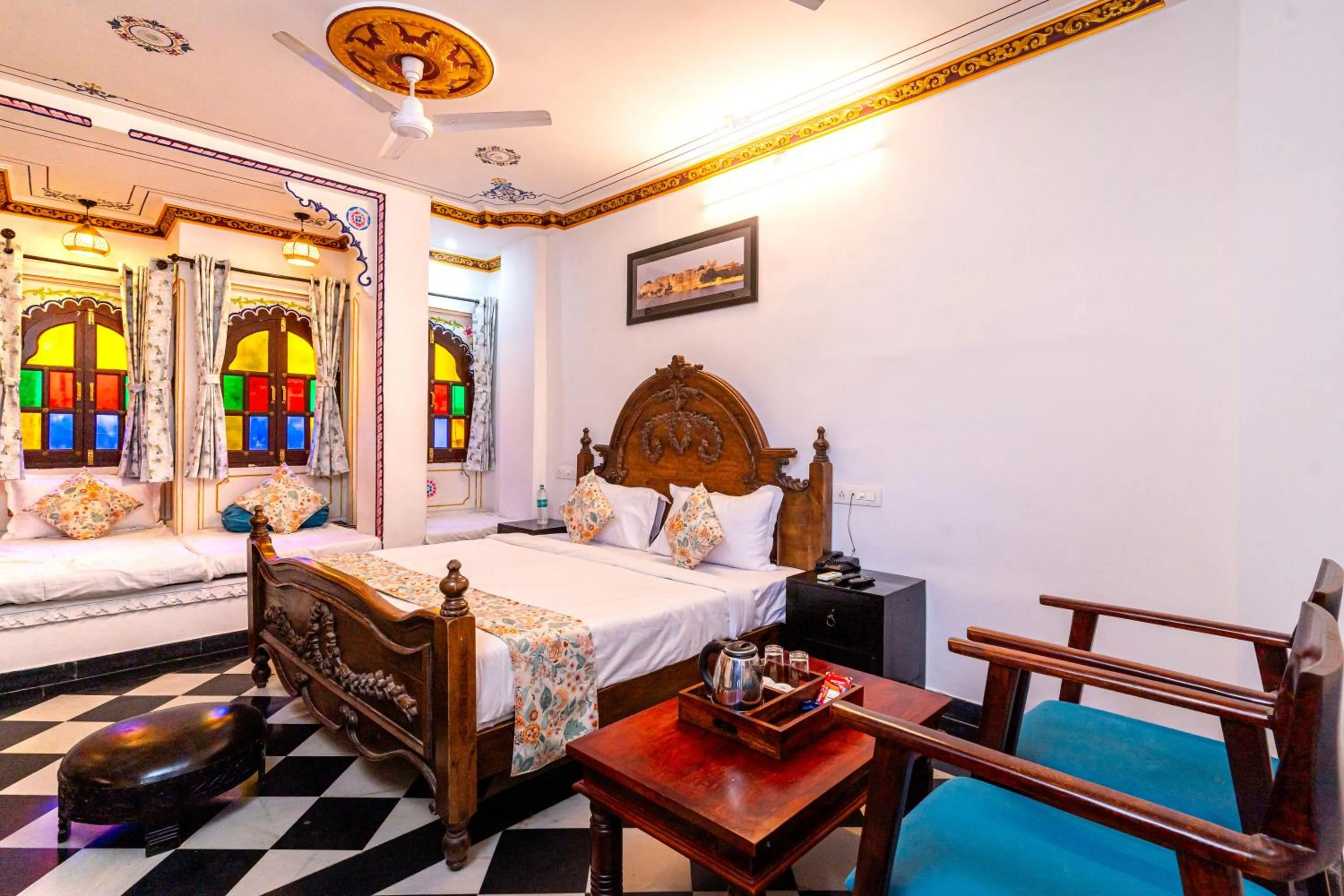 Bedroom, Bed in Storica Stays Panorama Haveli Udaipur