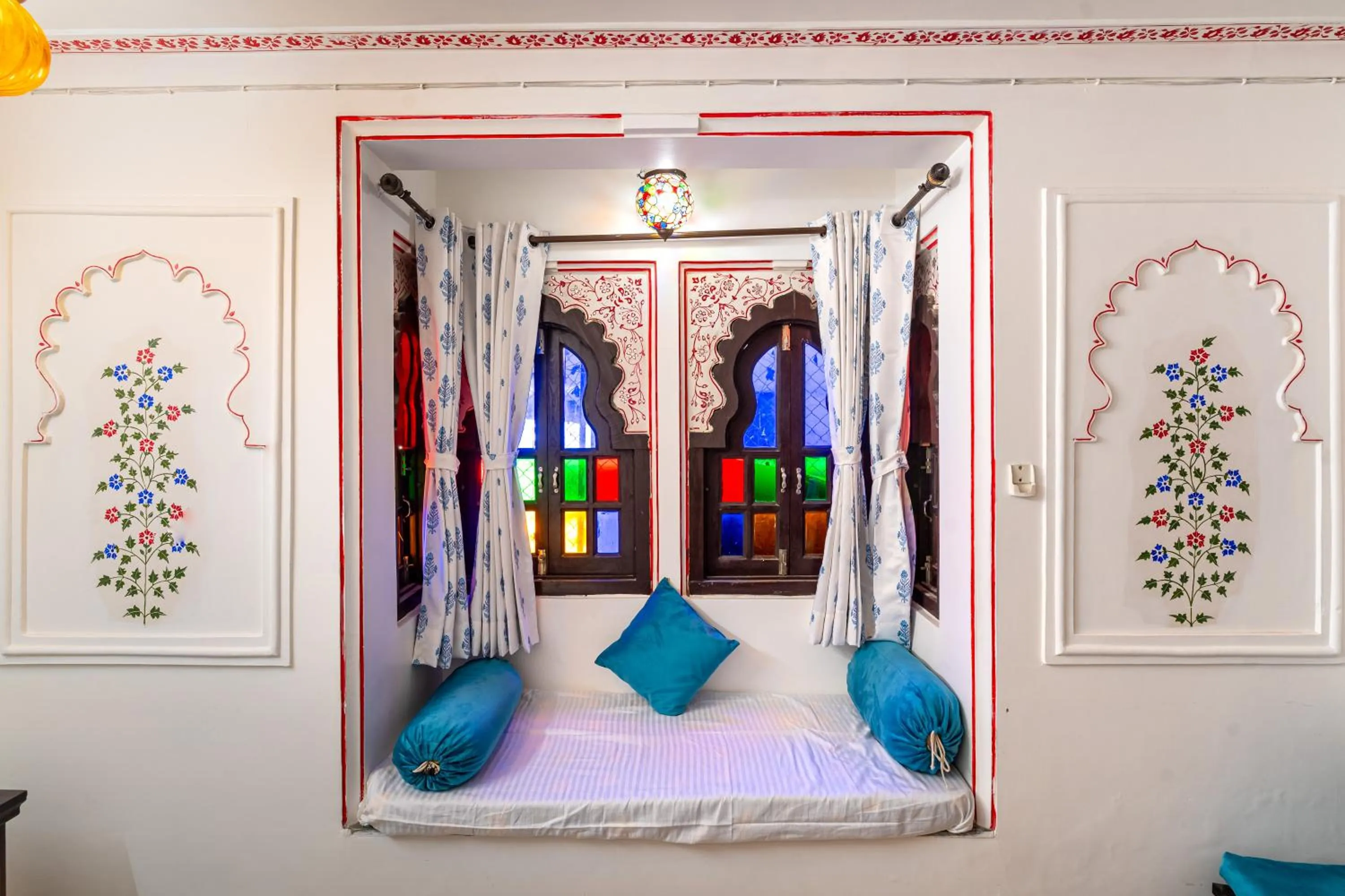 Seating area, Bed in Storica Stays Panorama Haveli Udaipur