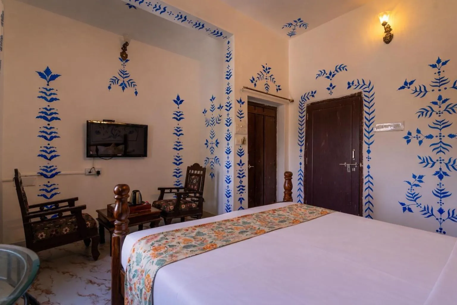 Bedroom, Bed in Storica Stays Panorama Haveli Udaipur