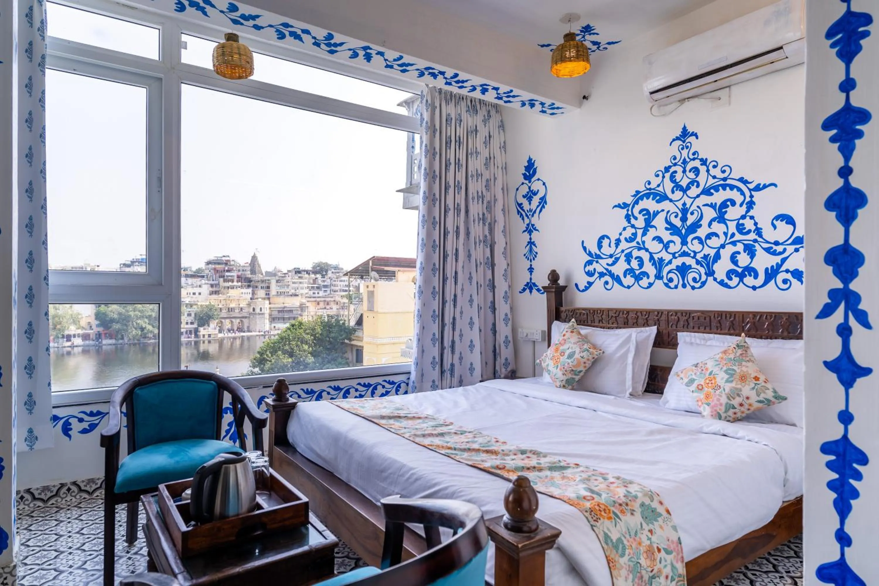 Bedroom, Bed in Storica Stays Panorama Haveli Udaipur