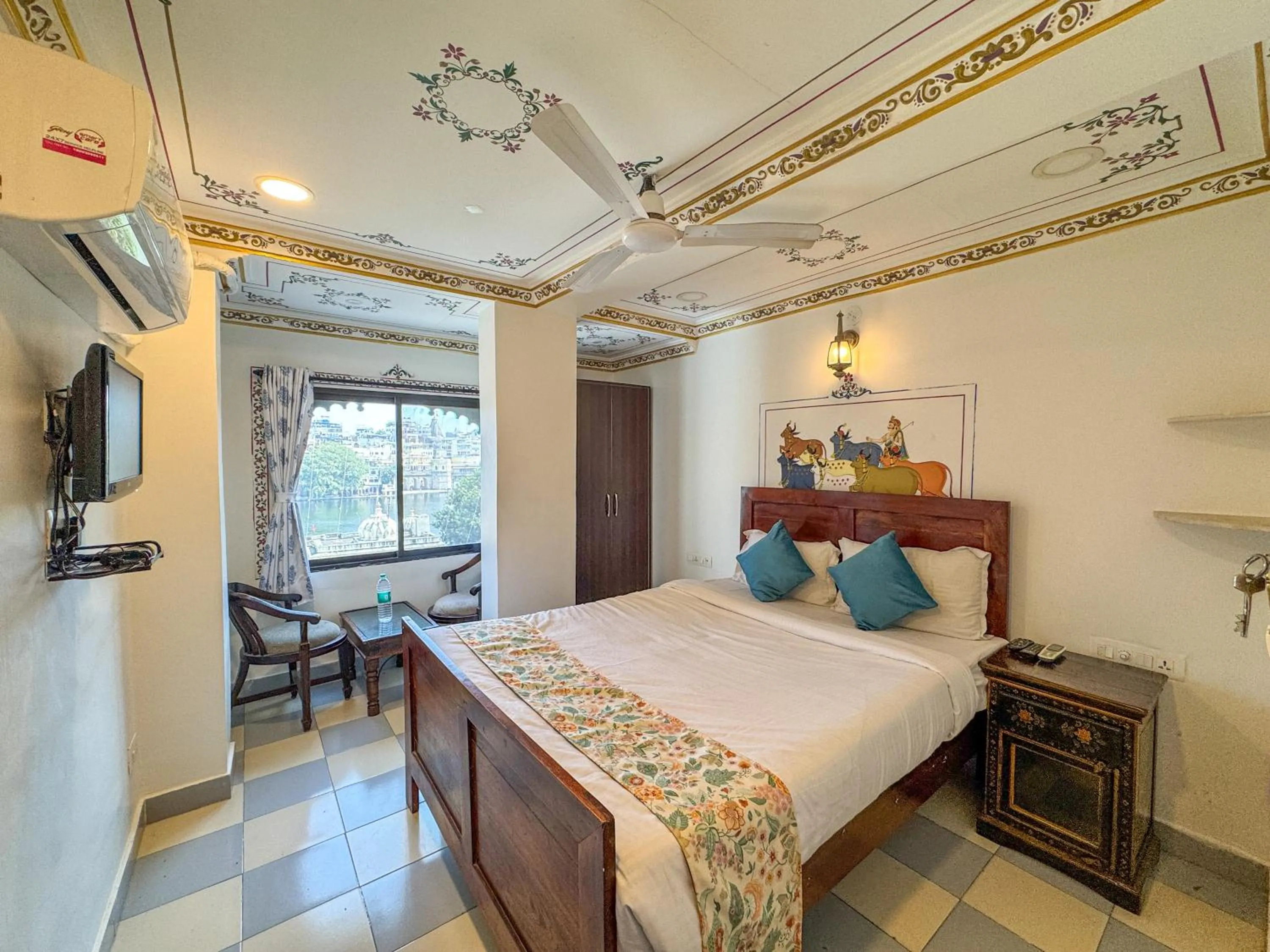 Bedroom, Bed in Storica Stays Panorama Haveli Udaipur