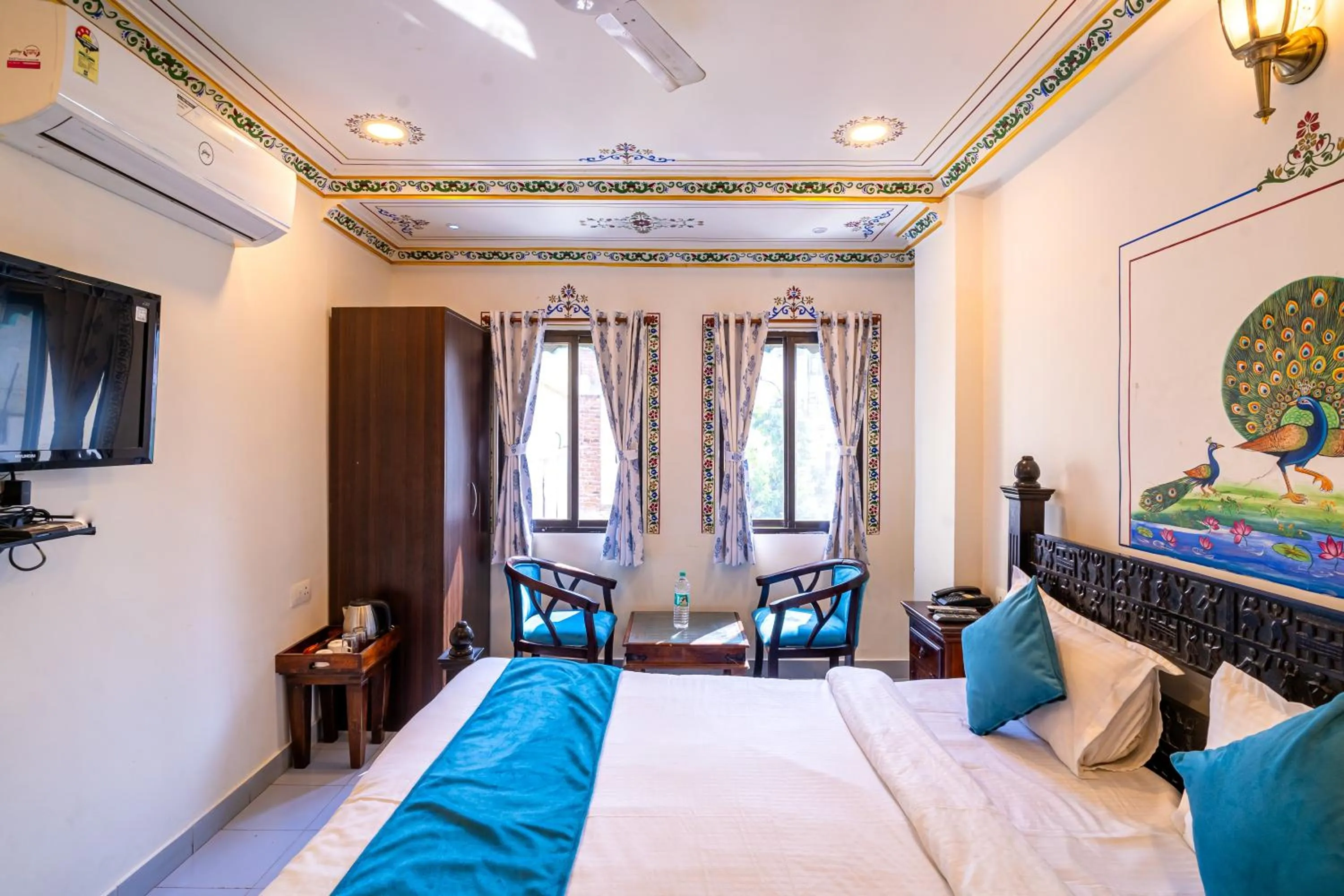 Bedroom, Bed in Storica Stays Panorama Haveli Udaipur