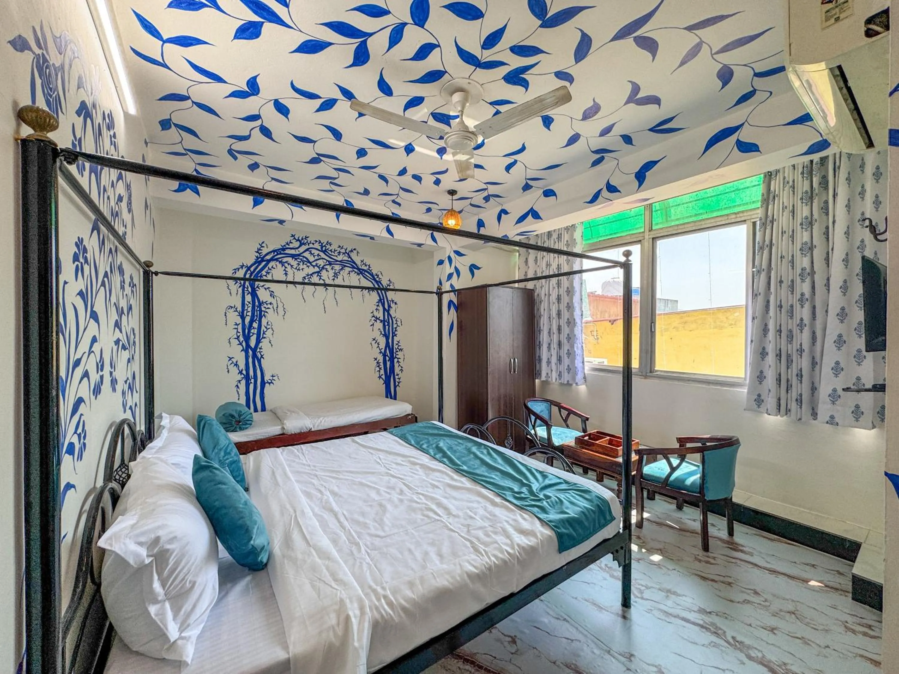 Bedroom, Bed in Storica Stays Panorama Haveli Udaipur