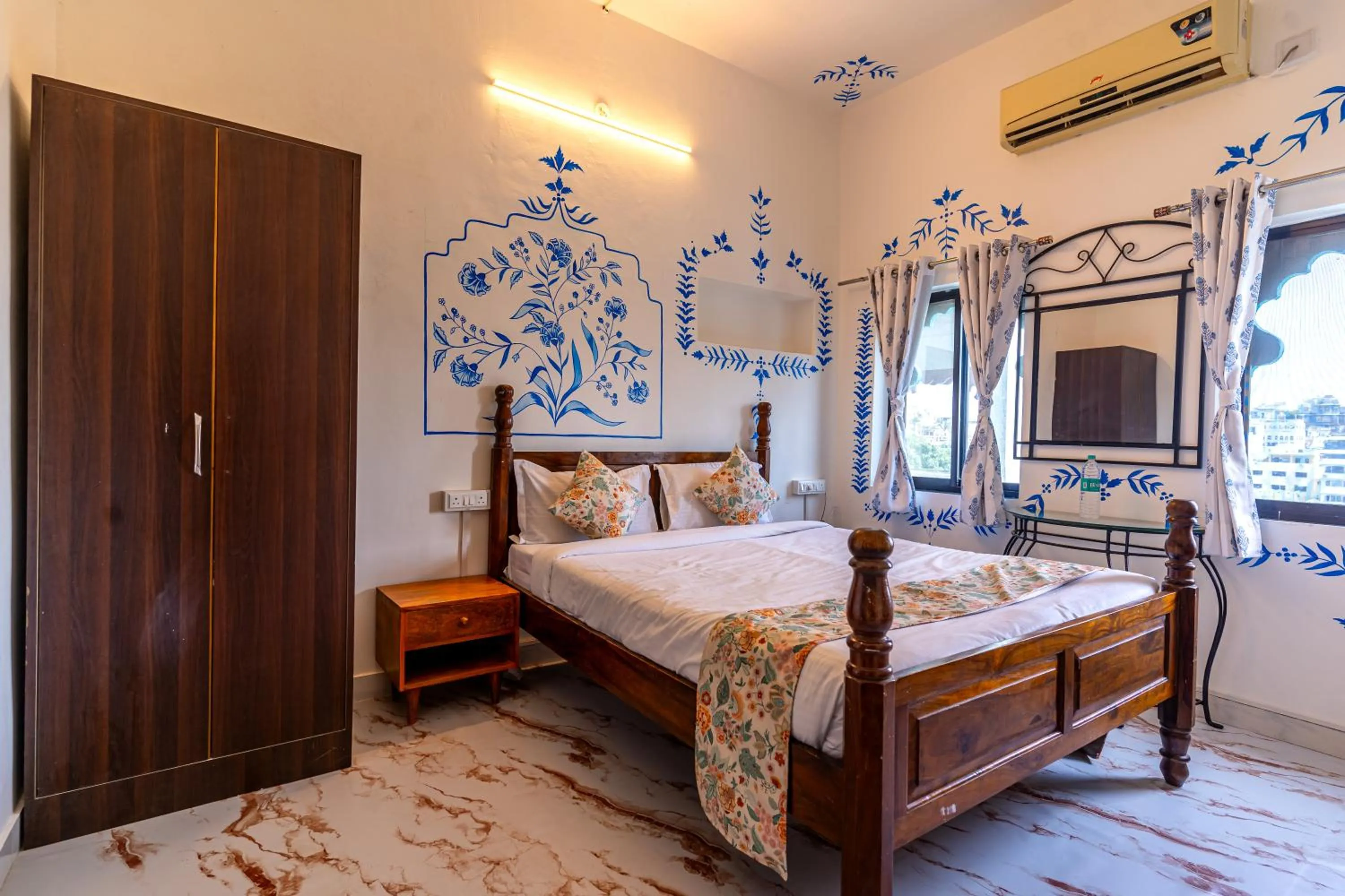 Bedroom, Bed in Storica Stays Panorama Haveli Udaipur