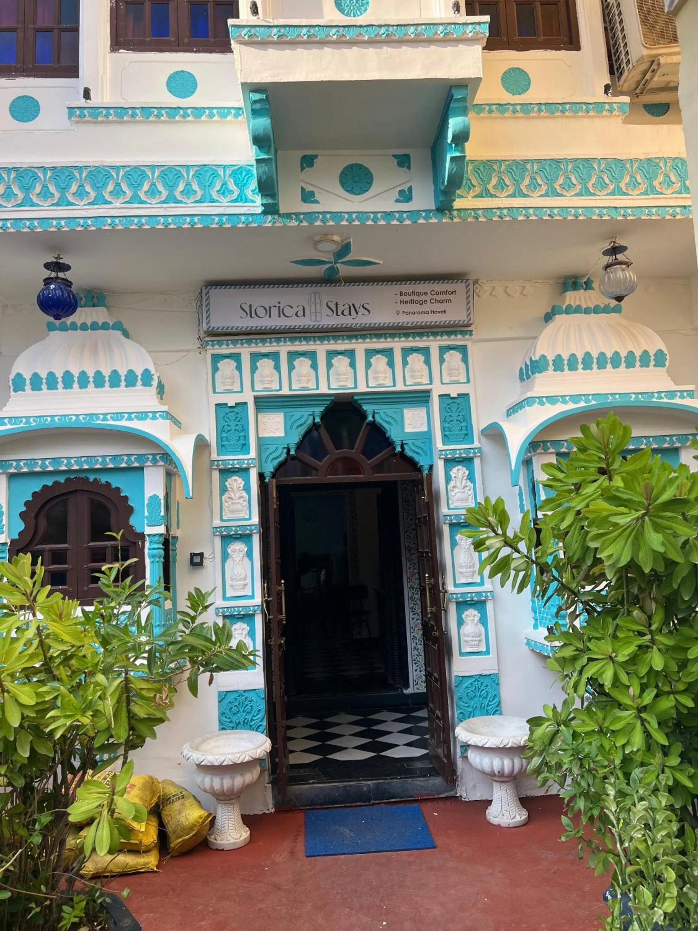 Facade/entrance in Storica Stays Panorama Haveli Udaipur