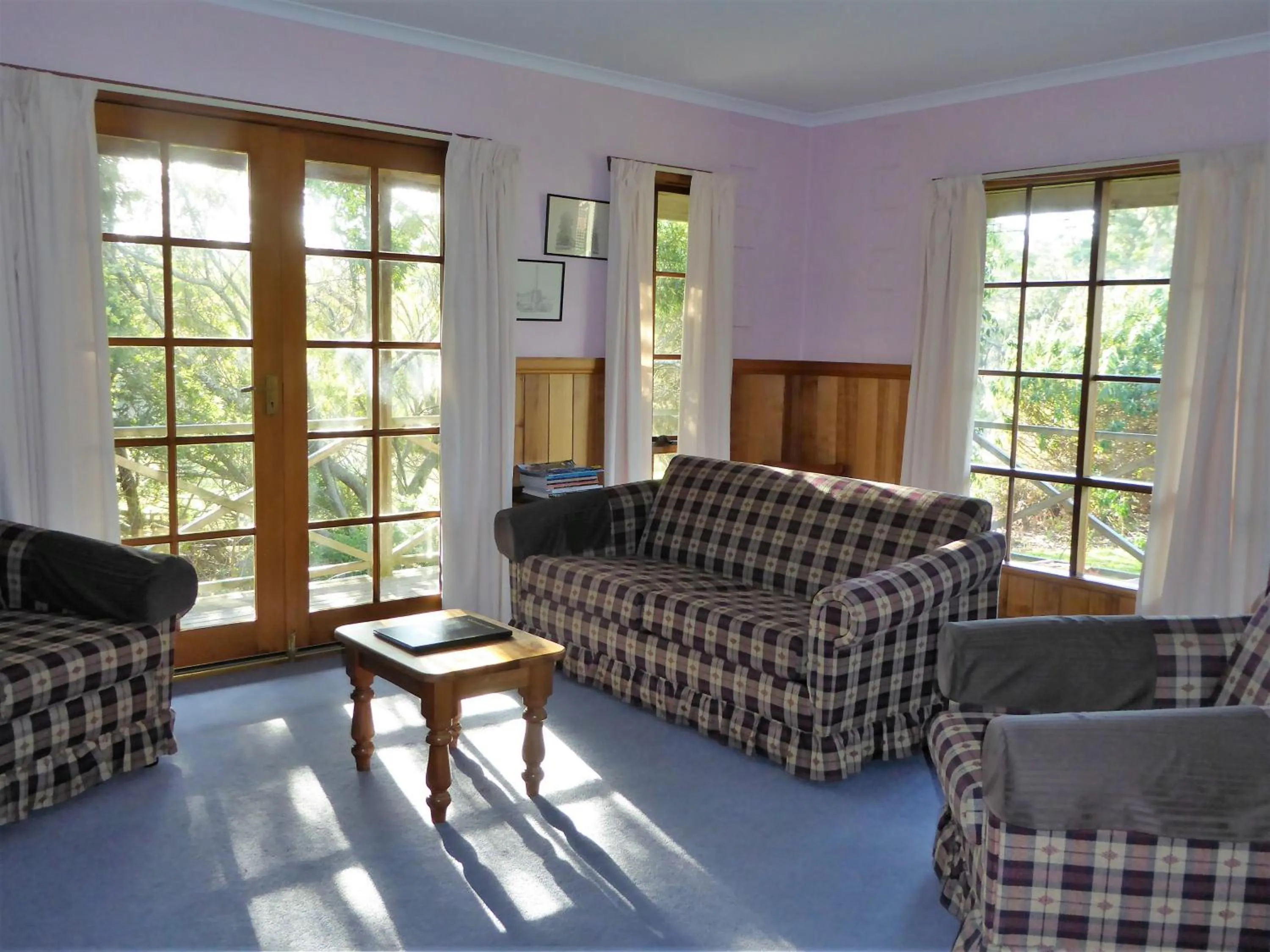 Living room in Platypus Park Country Retreat