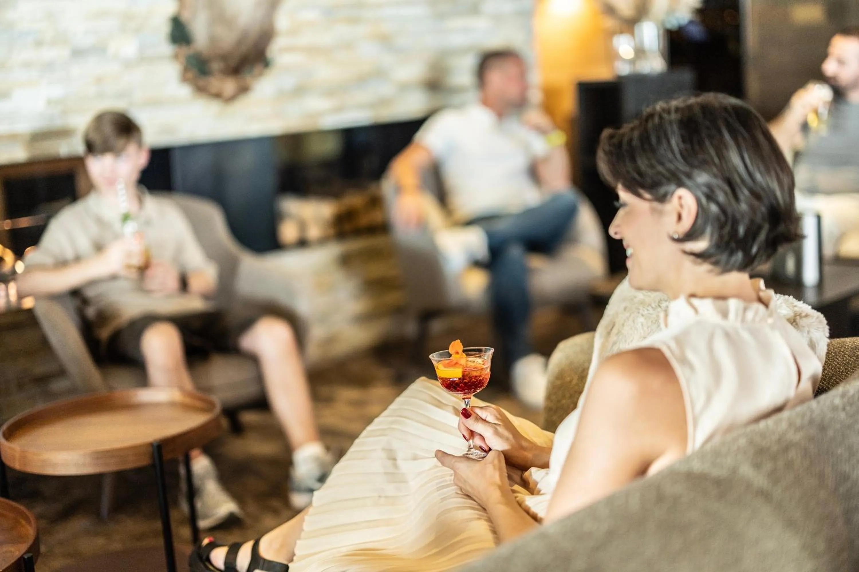 Lobby or reception in Alpen Hotel Post