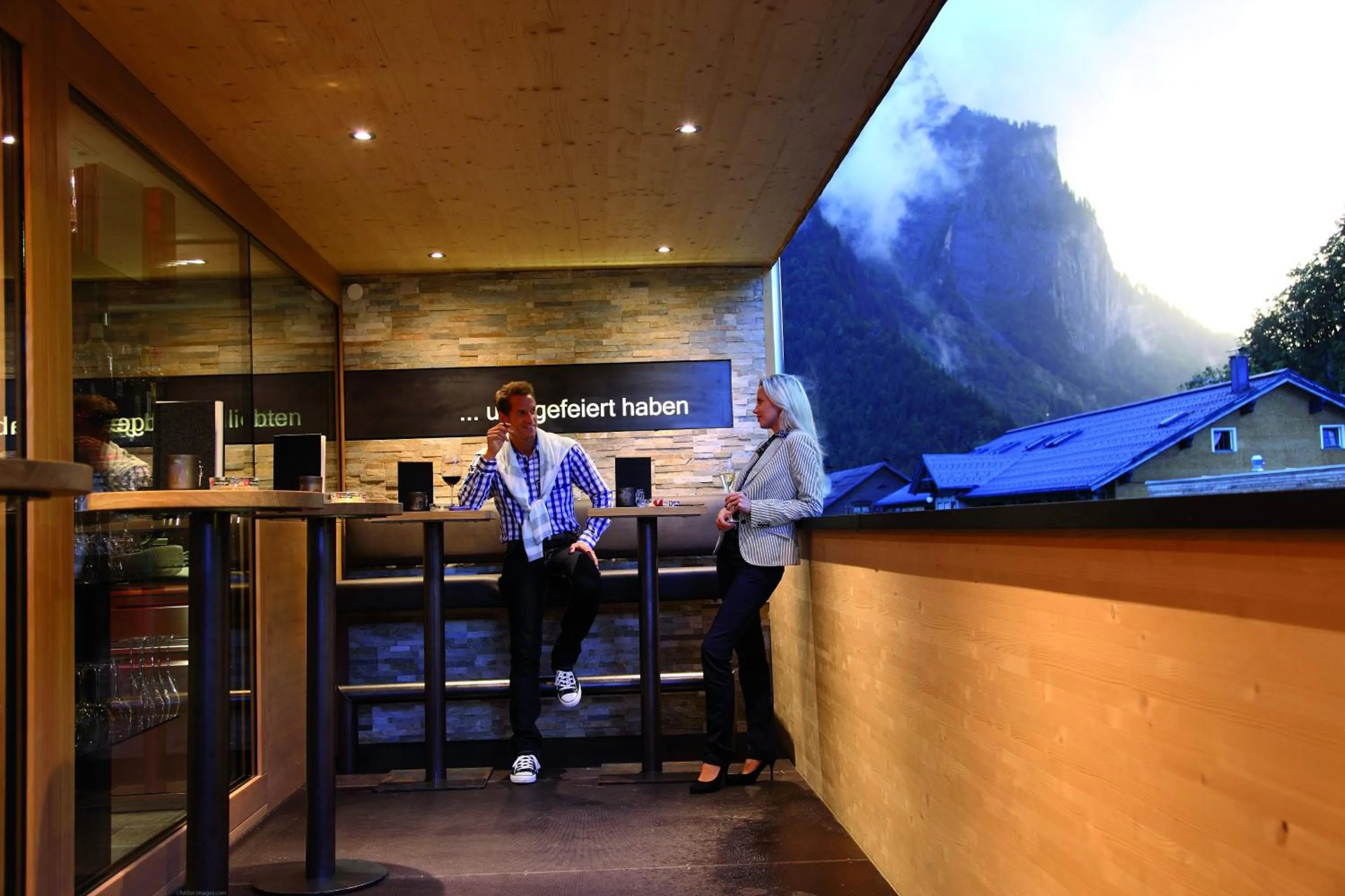 Balcony/Terrace in Alpen Hotel Post