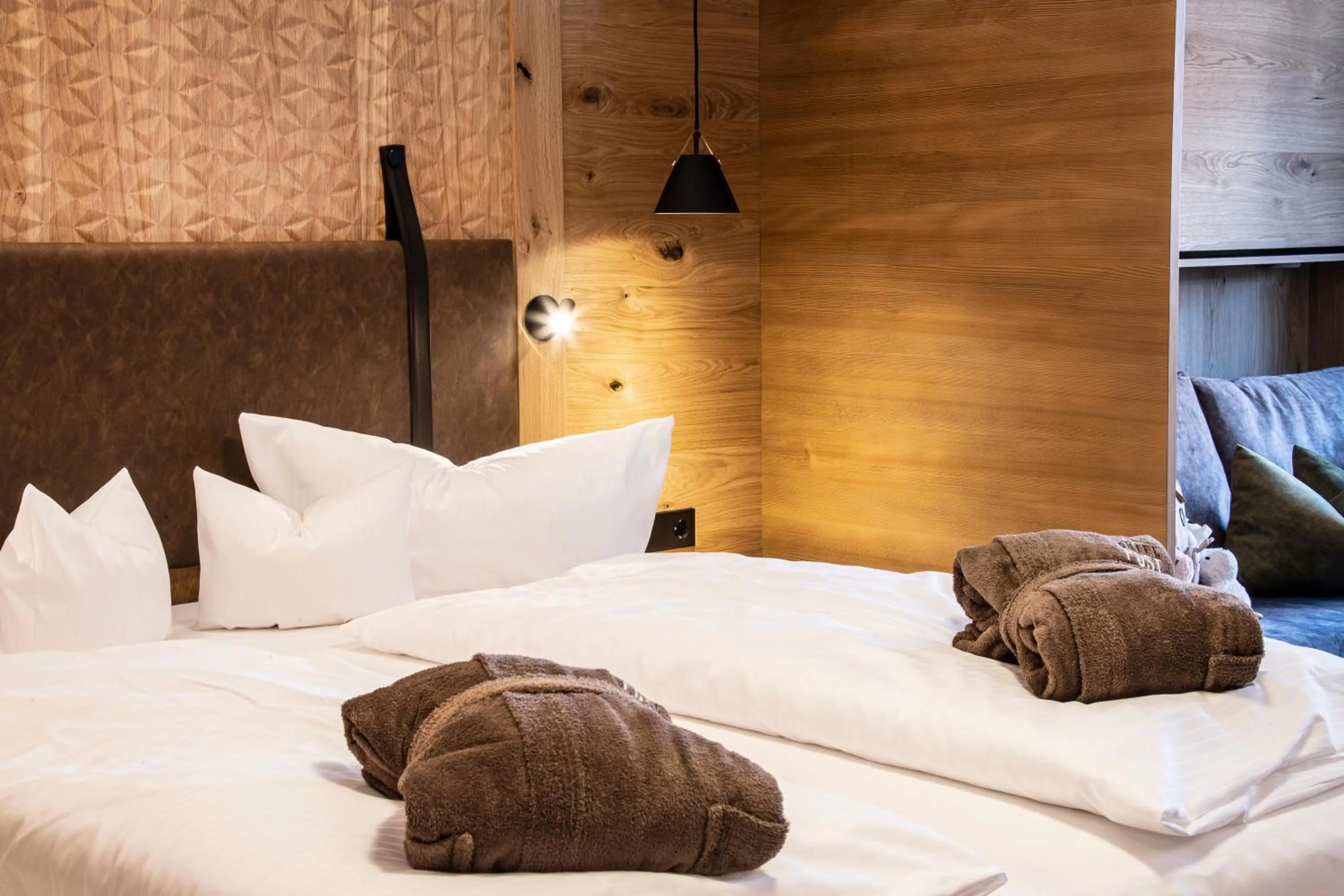 Bed in Alpen Hotel Post