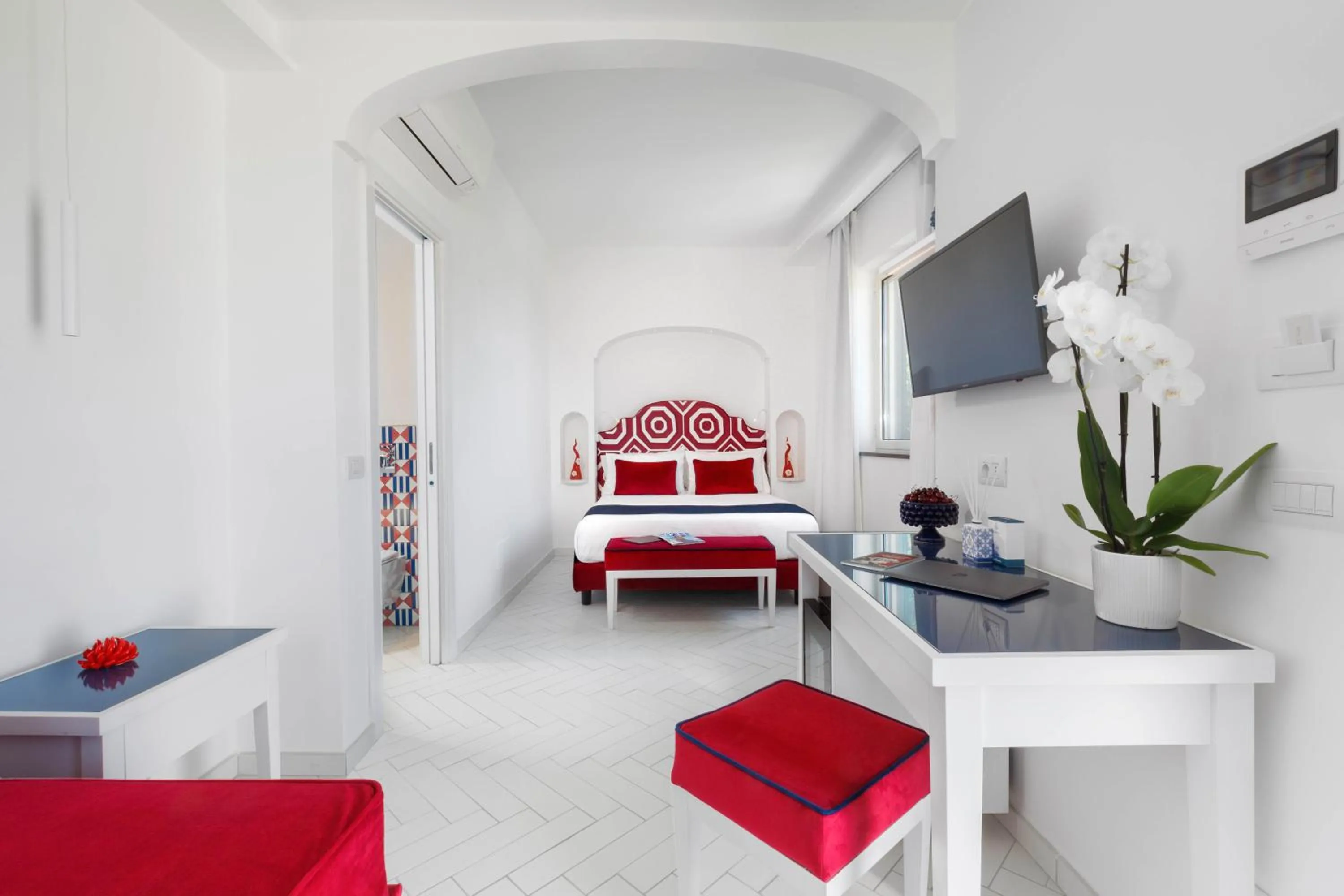 Living room, Bed in Relais 2 Pini