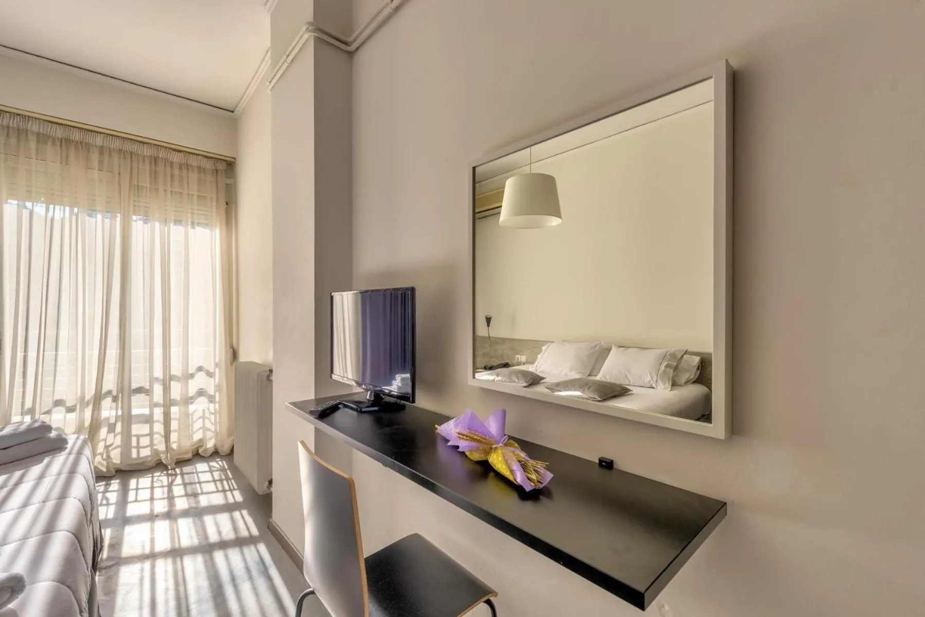 Bedroom, Bed in Alexios Hotel