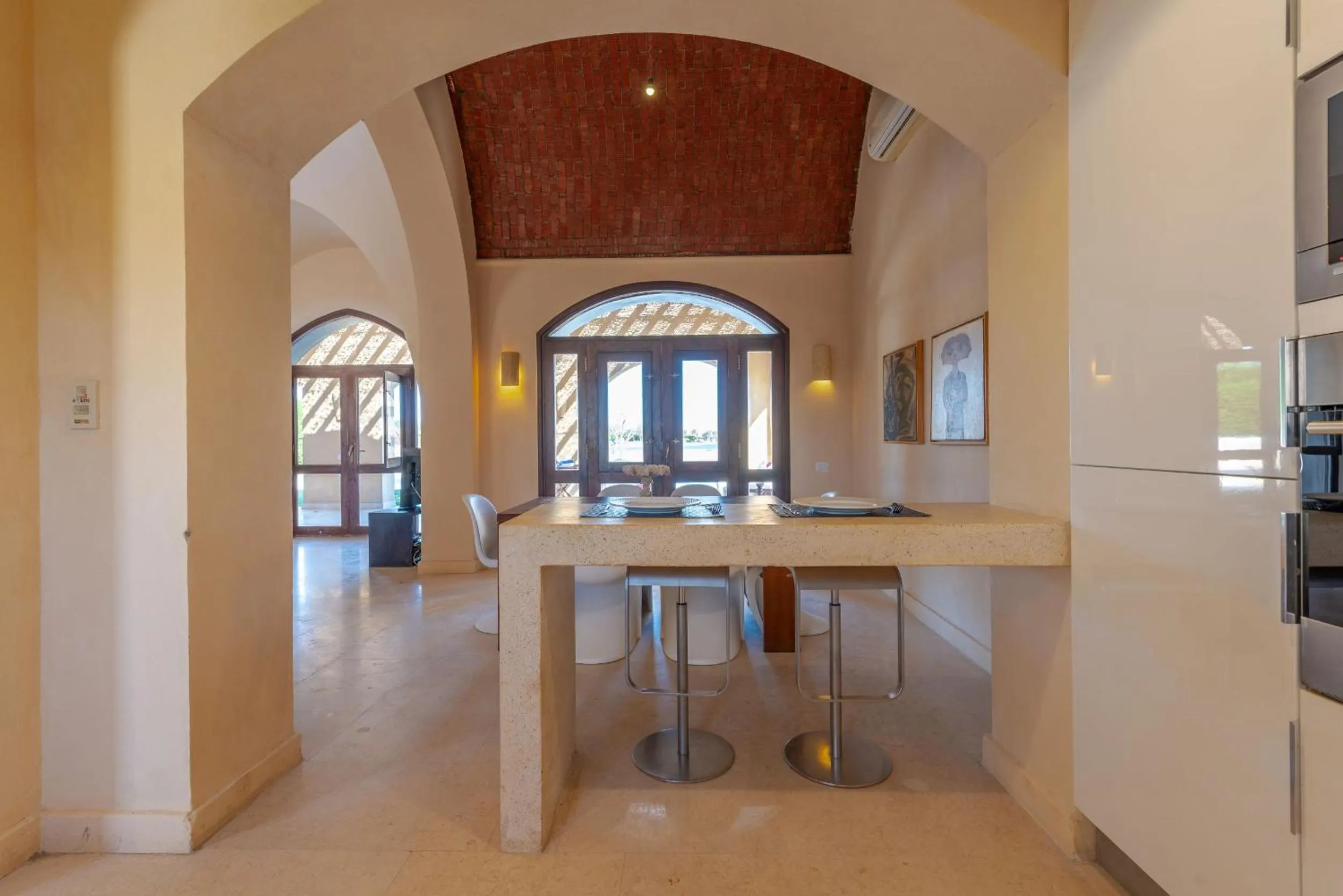 Kitchen or kitchenette in VESTA - El Gouna Residence