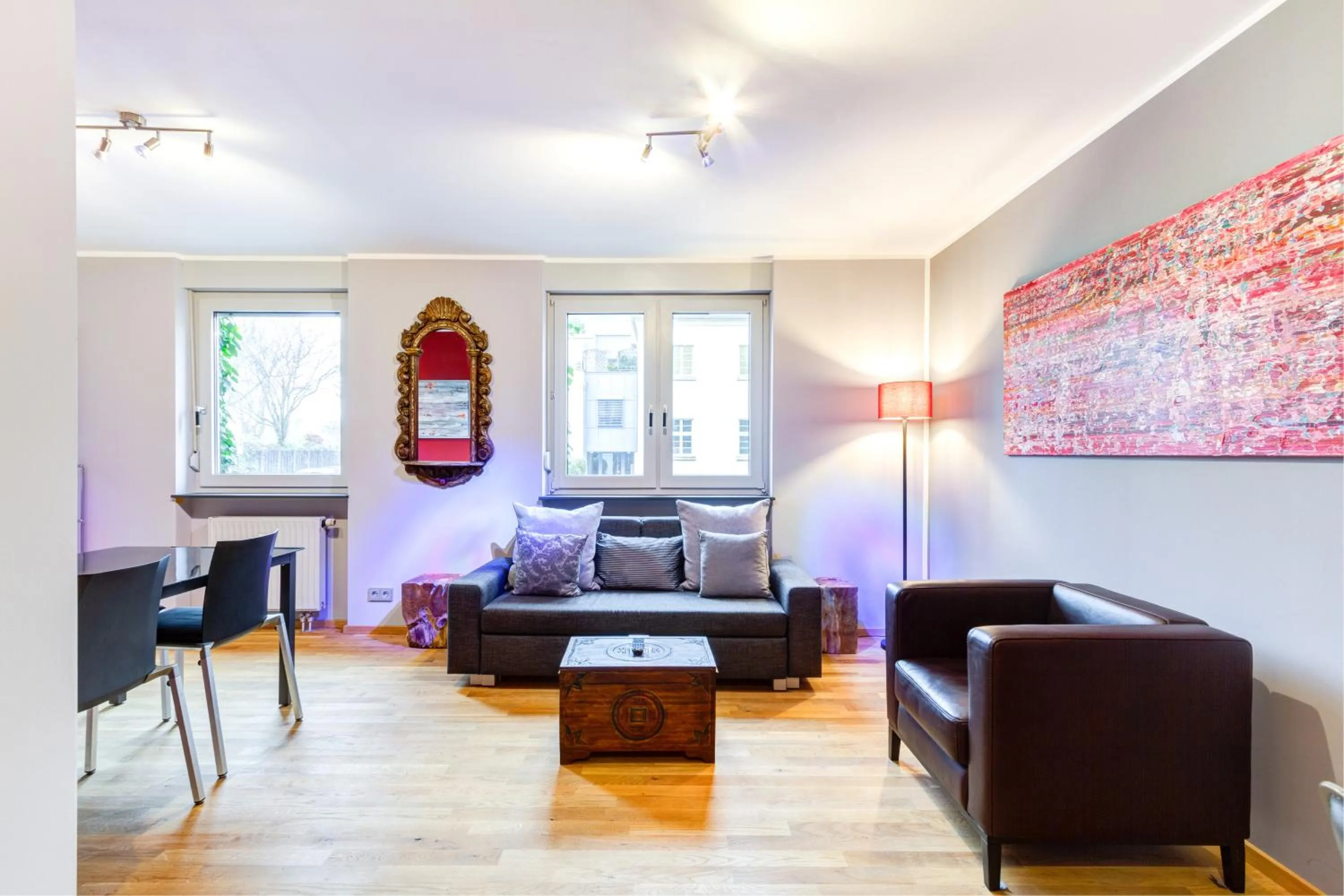 Living room in Qube Hotel Bergheim