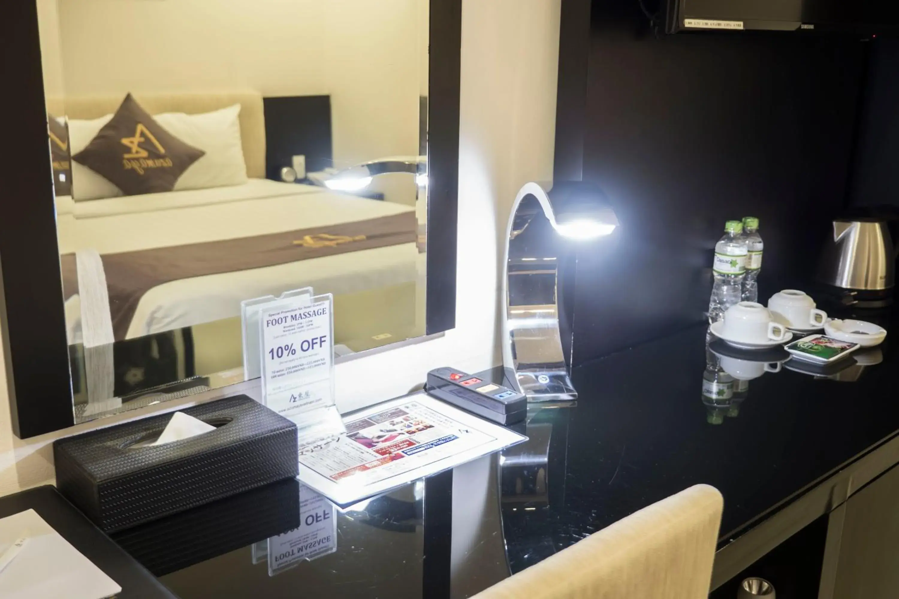 Coffee/tea facilities, Bed in Azumaya Hotel Da Nang Coffee/tea facilities, Bed in Azumaya Hotel Da Nang