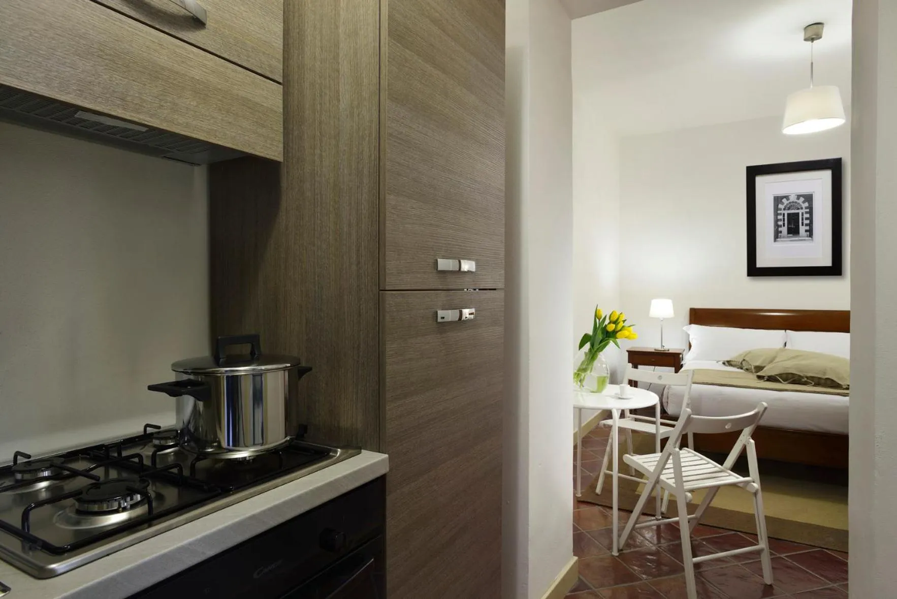 Kitchen or kitchenette in Roma Resort Termini