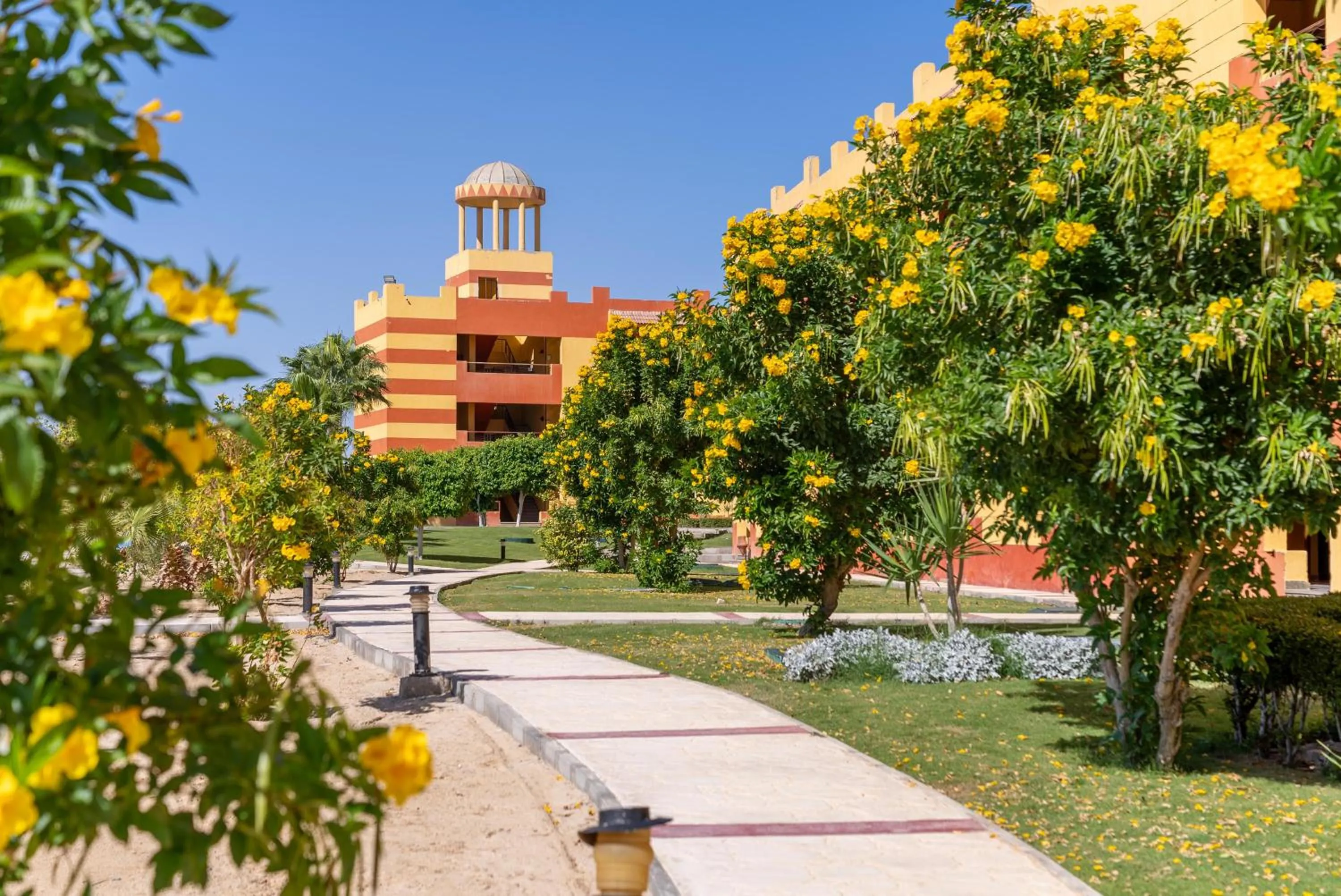 Garden in Malikia Resort Abu Dabbab