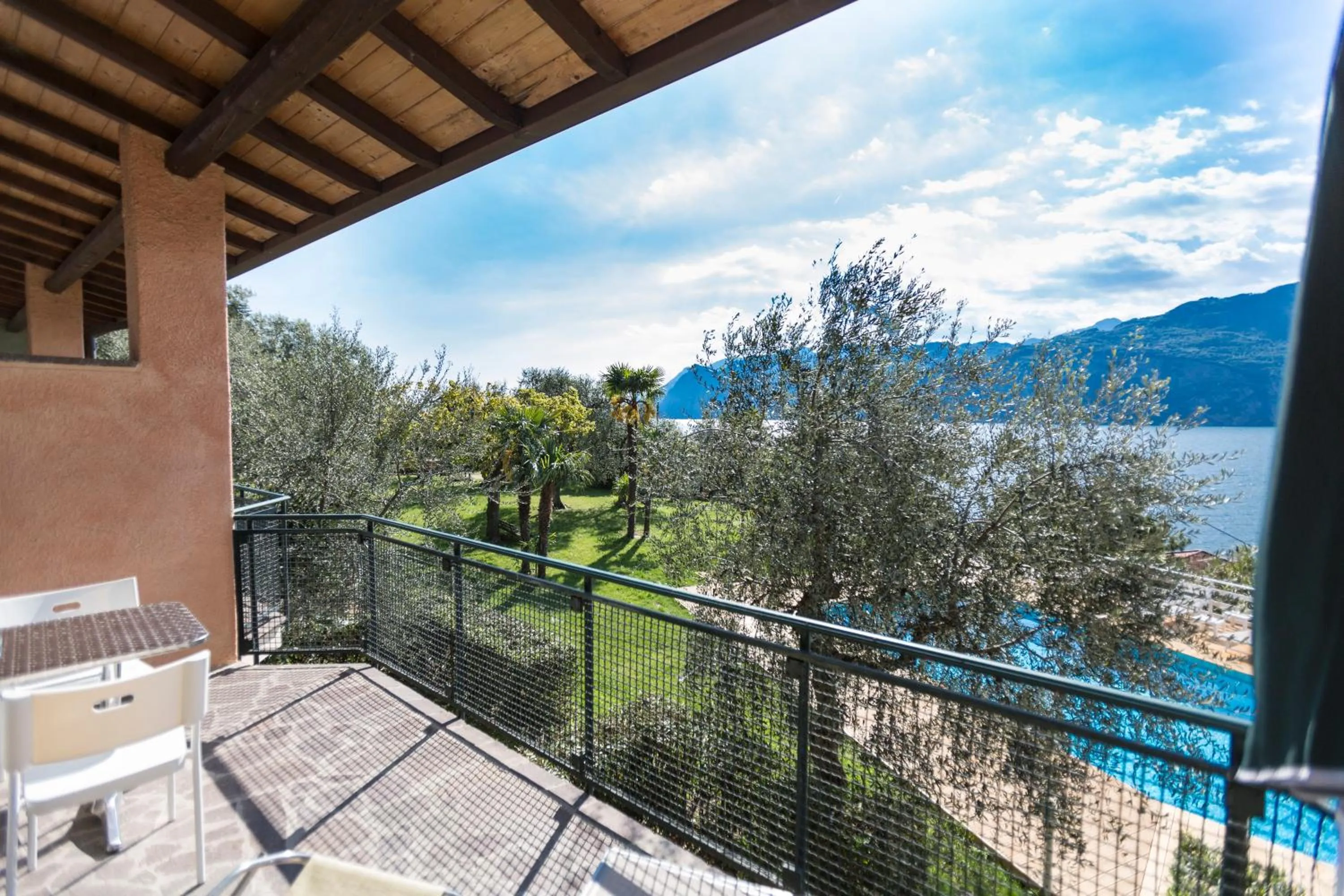 Balcony/Terrace in Residence Parco Lago di Garda