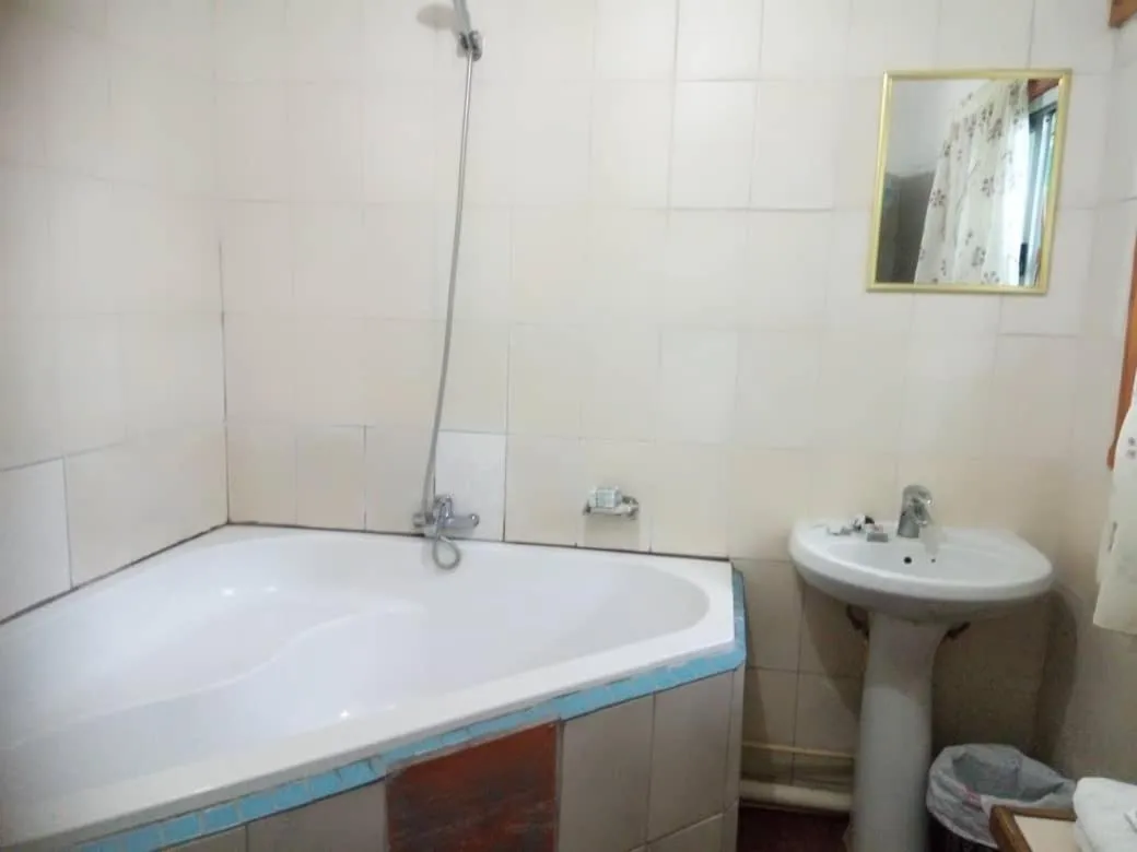 Toilet in Gloria's Bed and Breakfast