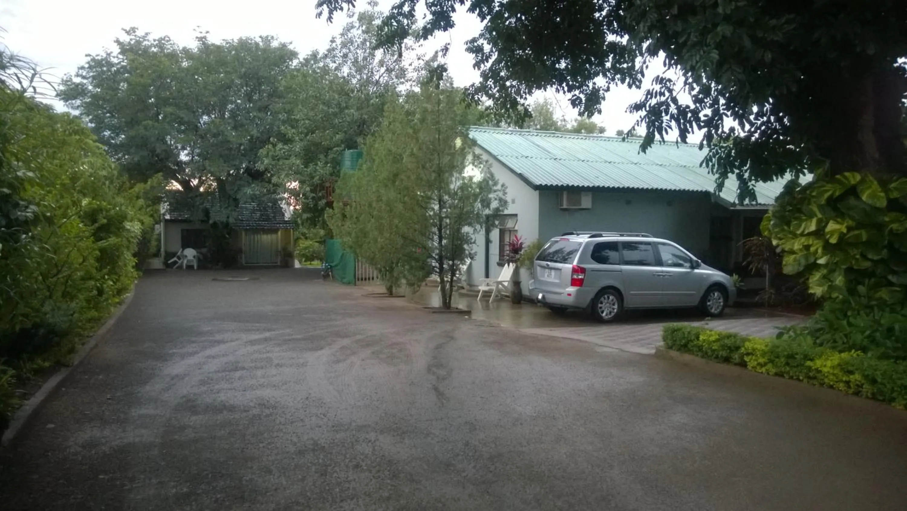 Garden view in Gloria's Bed and Breakfast