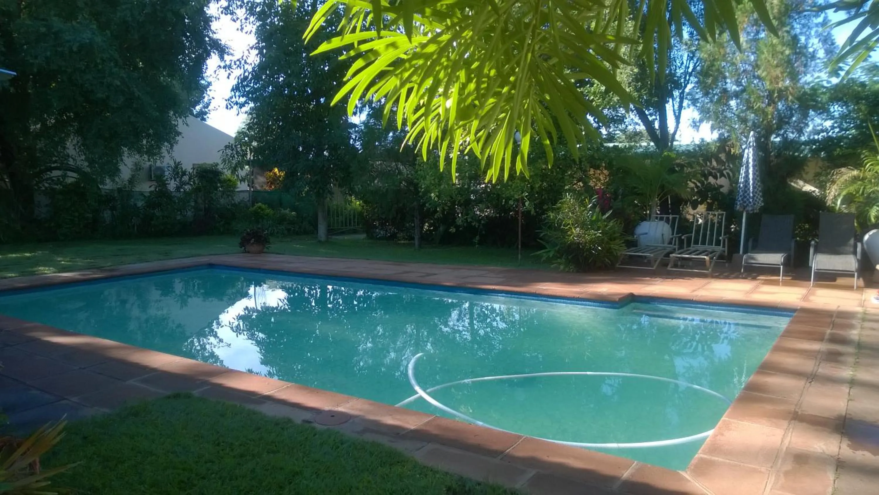 Swimming pool in Gloria's Bed and Breakfast