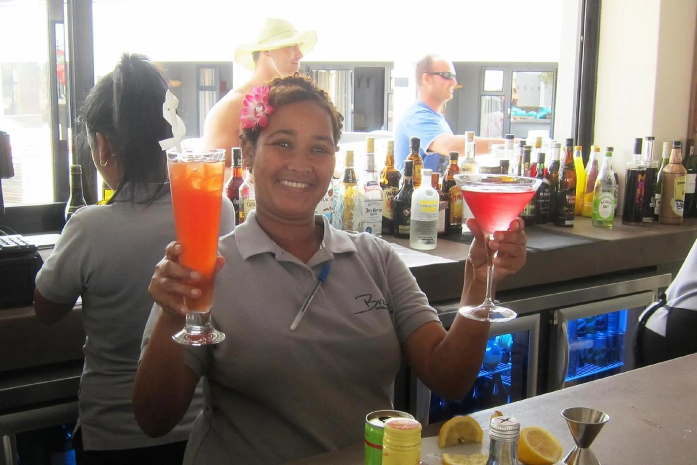 Staff in Windtown Lagoon Hotel