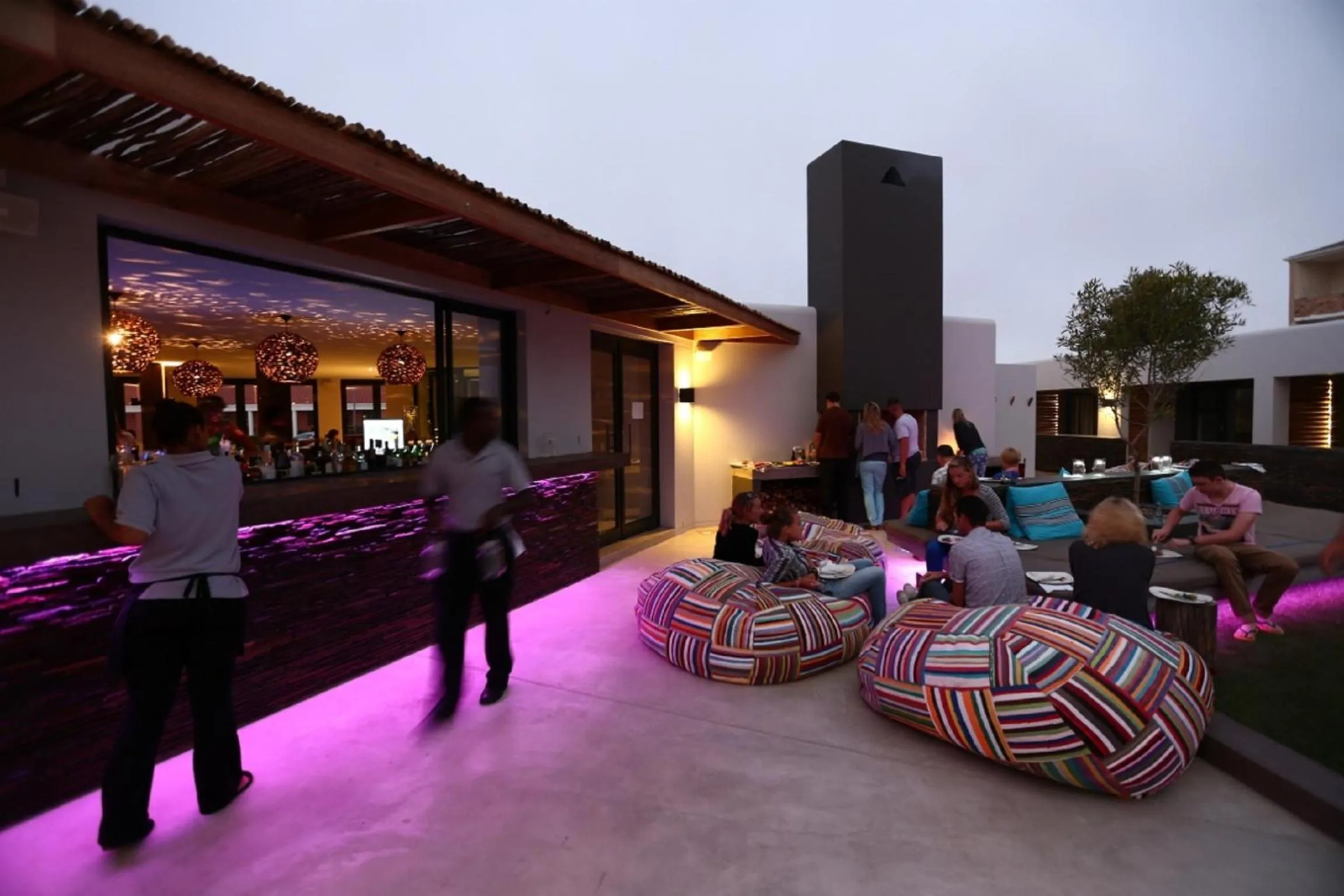 Patio in Windtown Lagoon Hotel