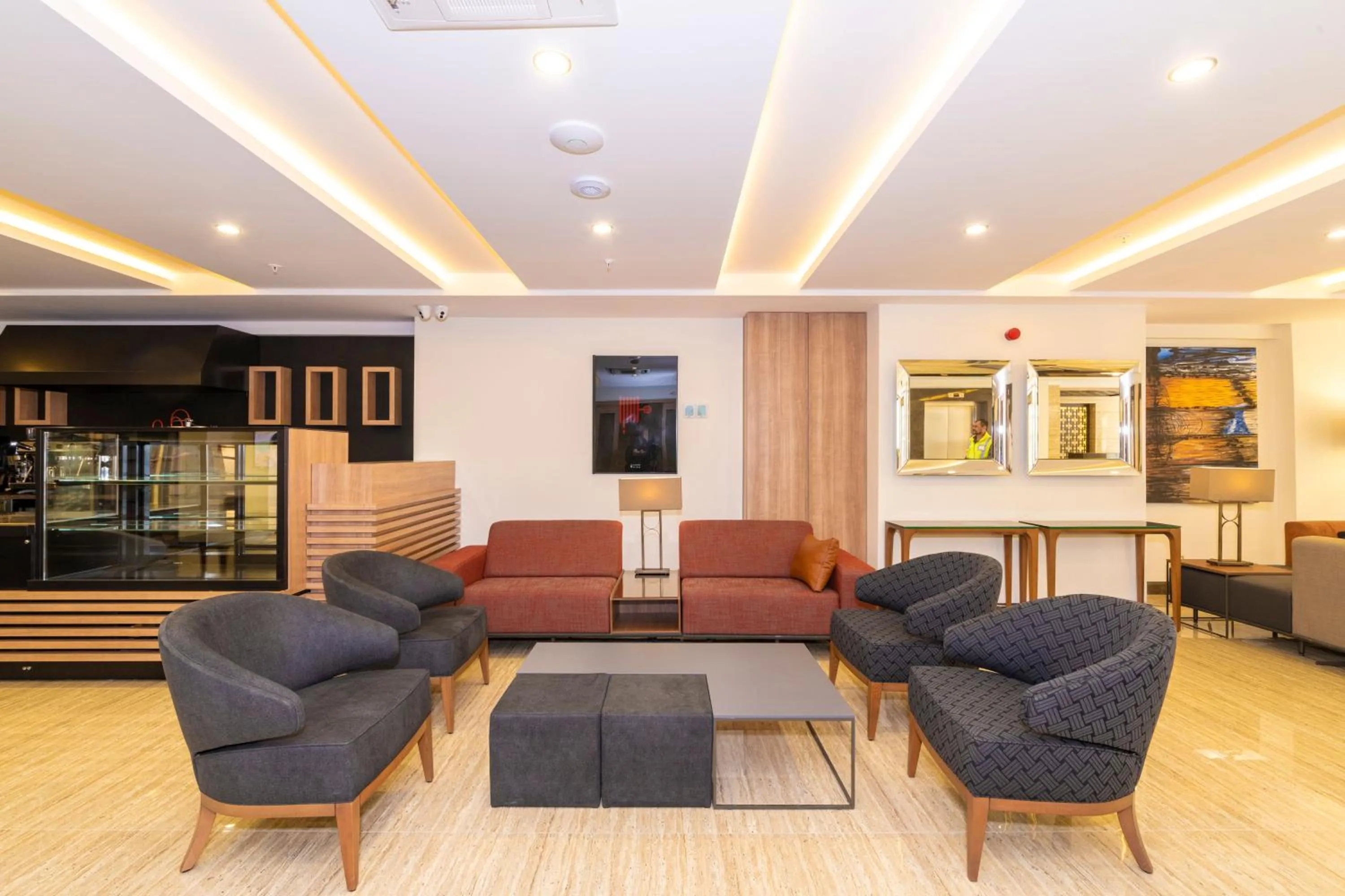 Lobby or reception in 38 Hotel