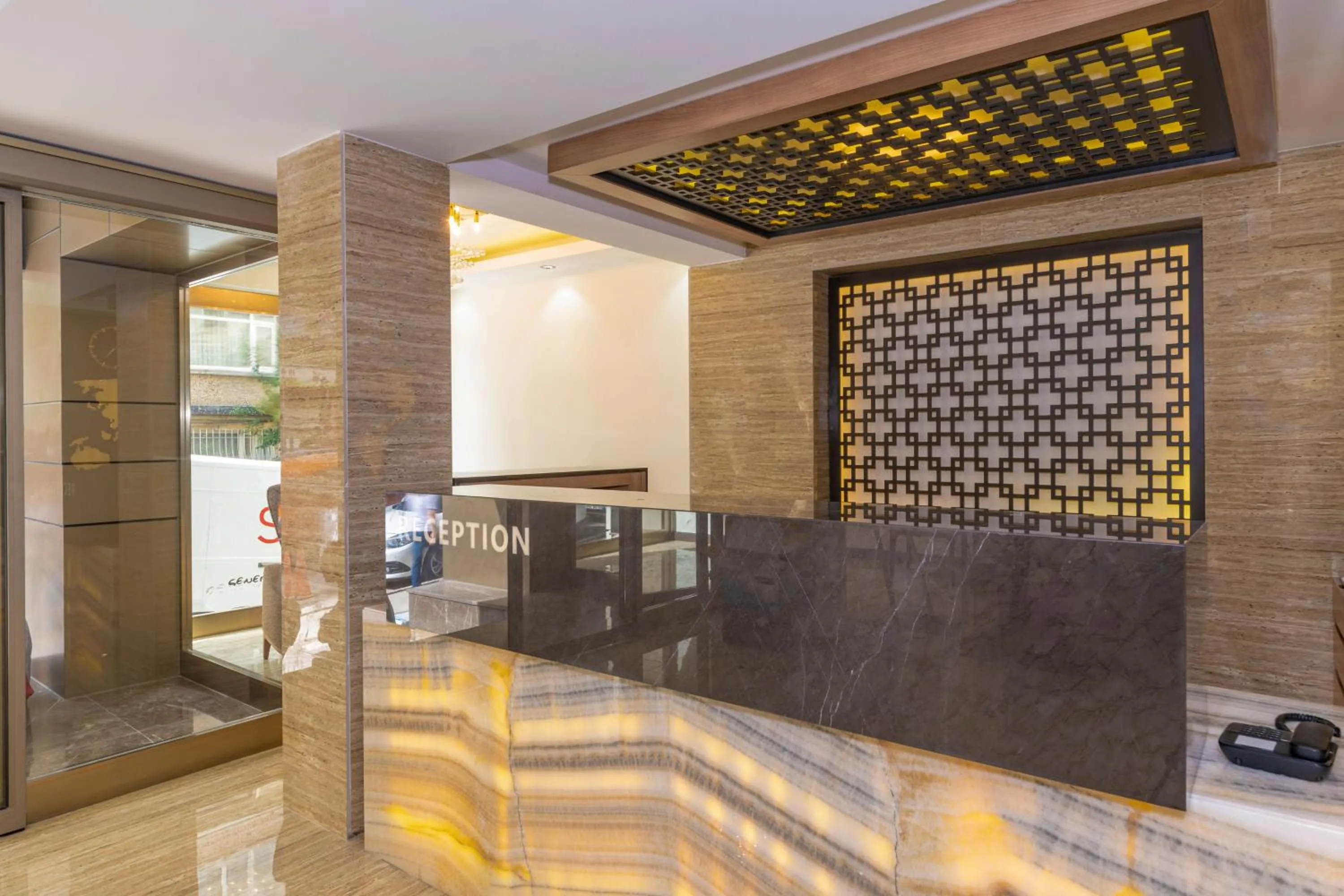 Lobby or reception in 38 Hotel