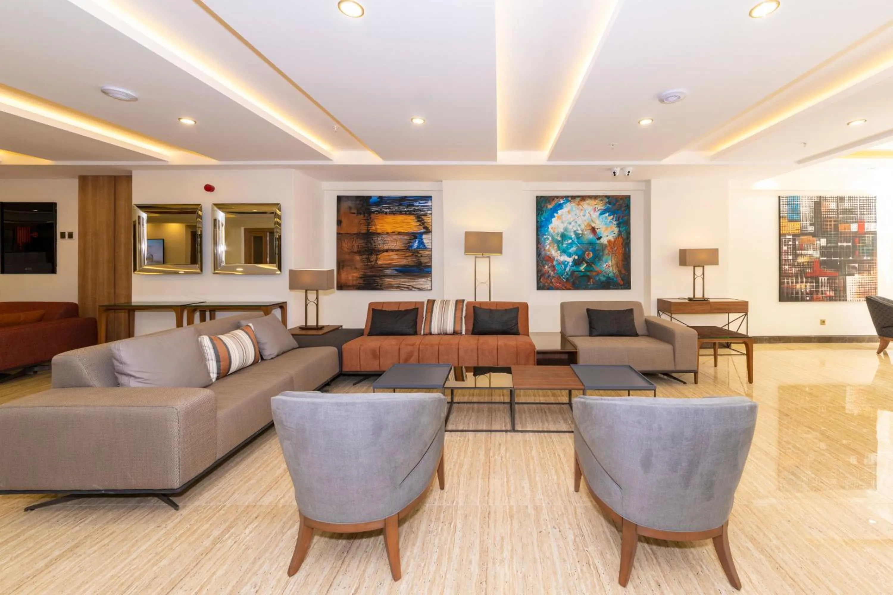 Lobby or reception in 38 Hotel