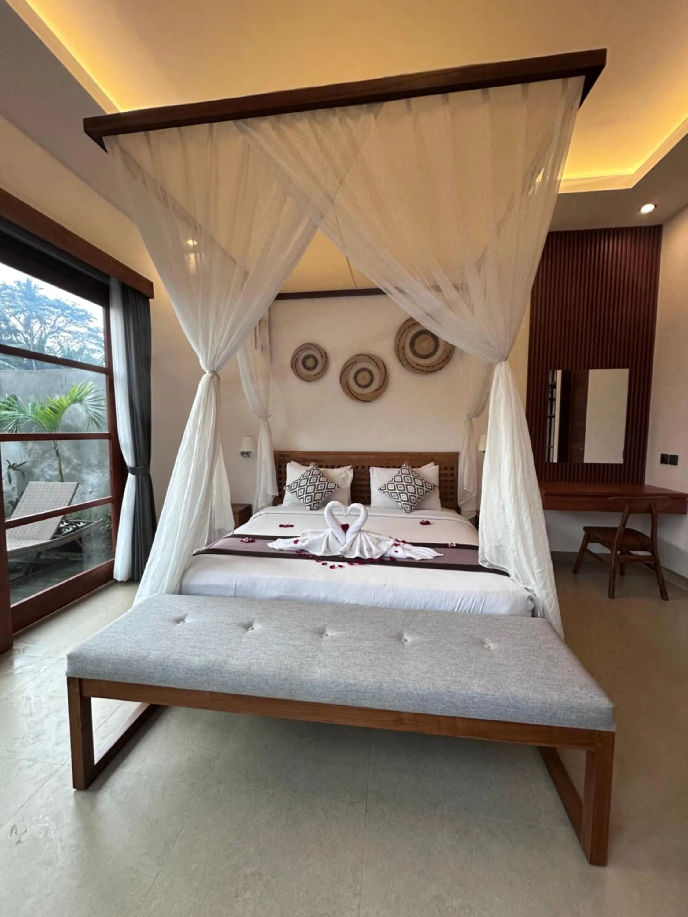 Bed in Pondok Naya Ubud