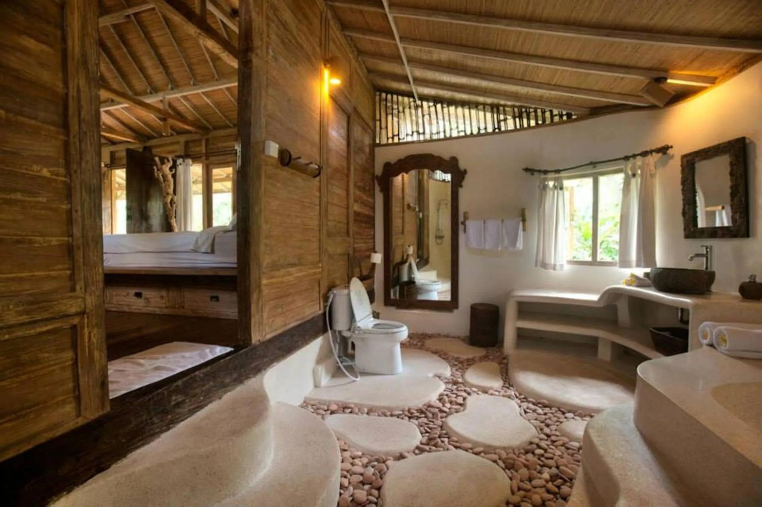 Bathroom, Bed in Naya Ubud