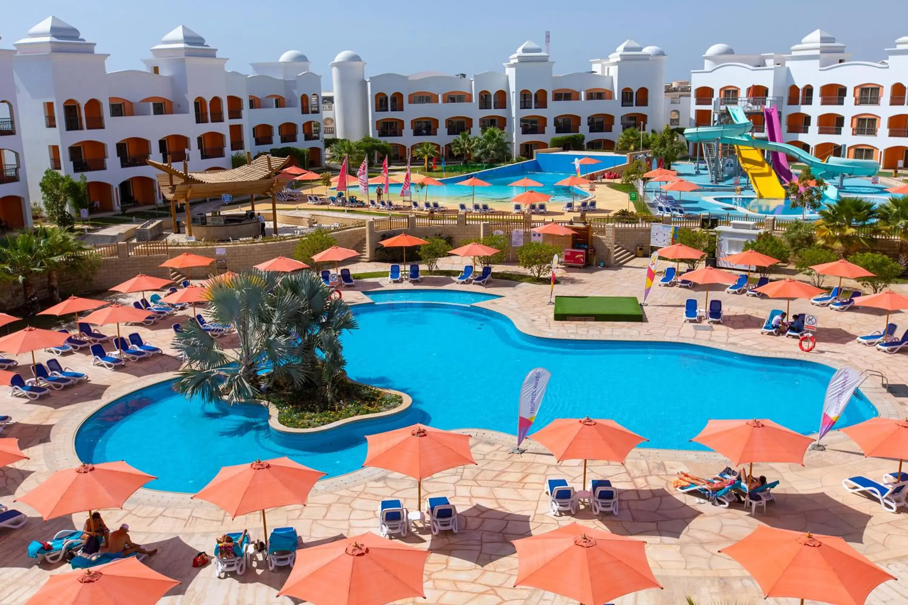 Swimming pool, Pool View in Naama Waves Hotel