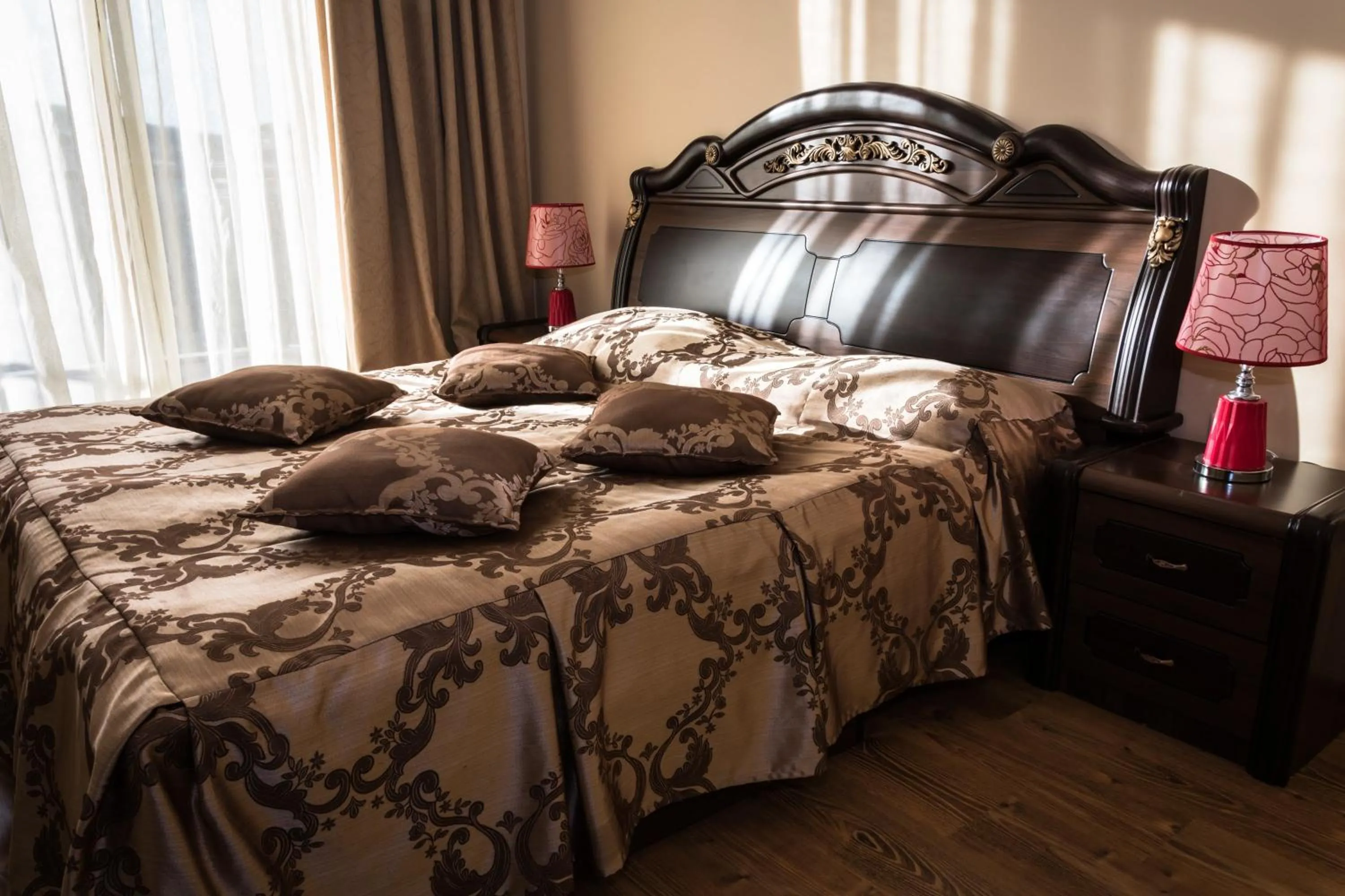 Bed in Long Beach Resort