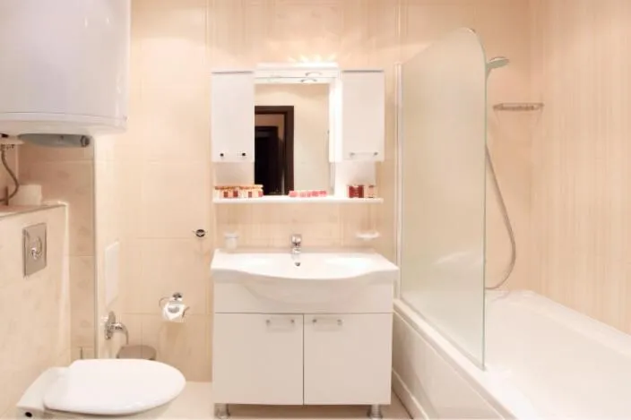 Bathroom in Long Beach Resort