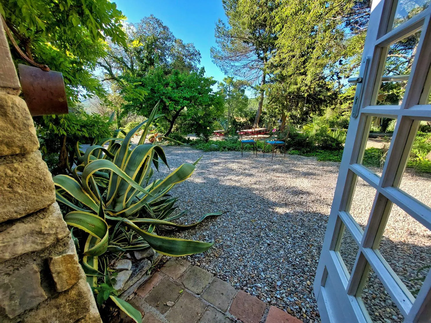 Garden view in Maison Catalina