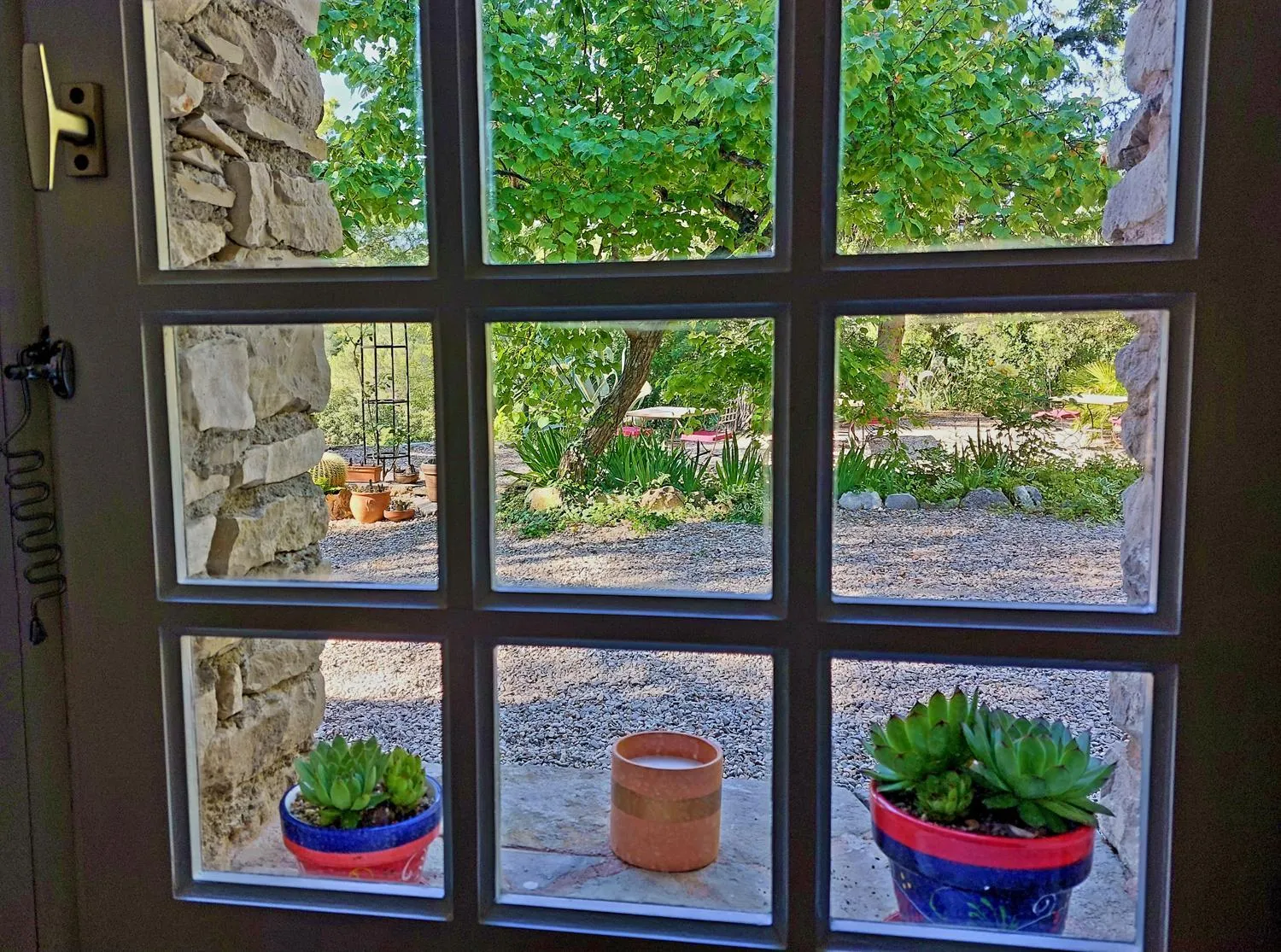 Garden view in Maison Catalina