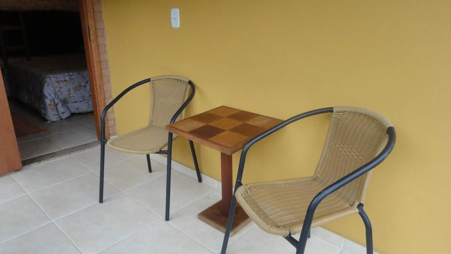 Seating area in Pousada Chácara do Rio