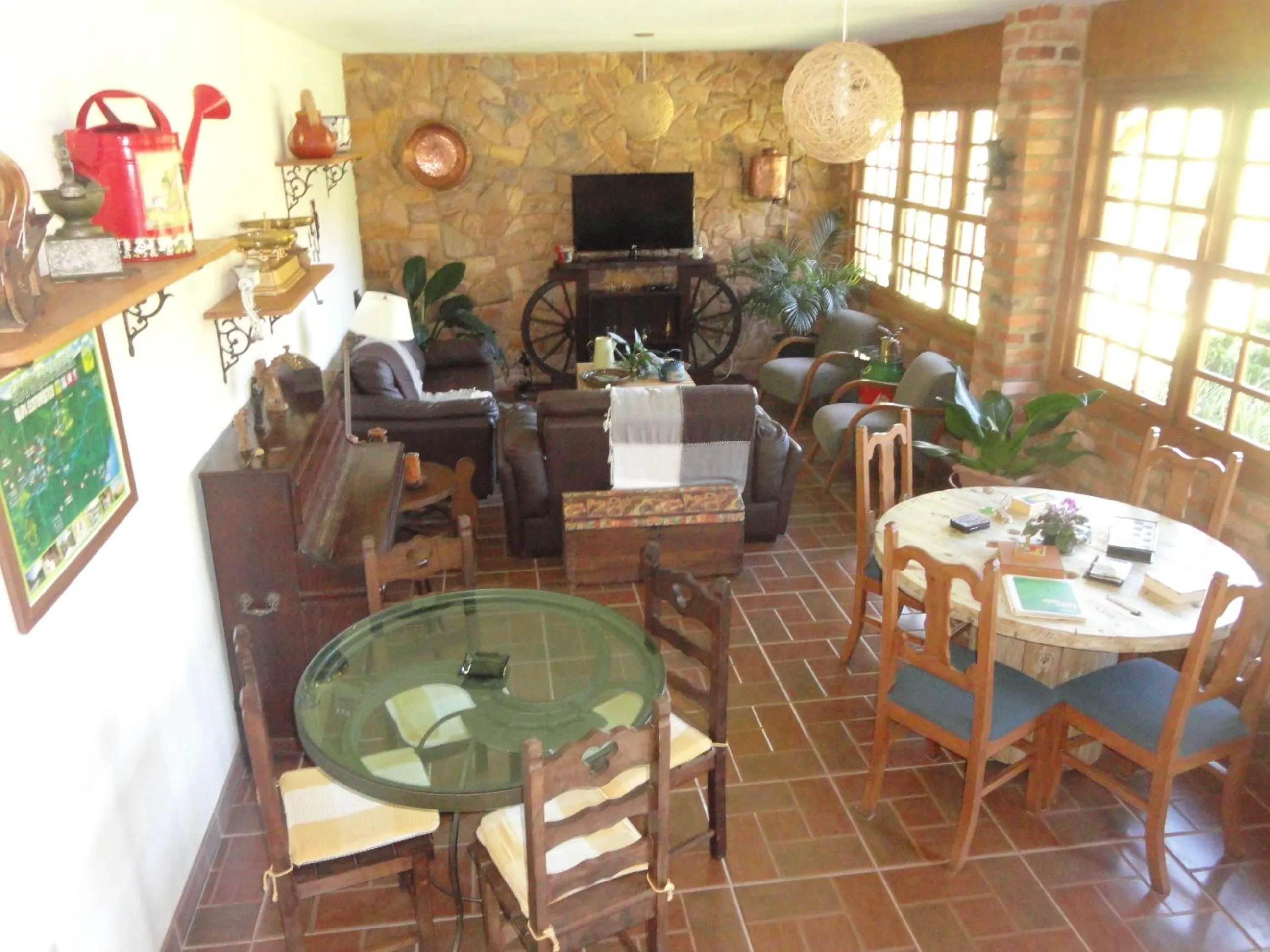 Dining area in Pousada Chácara do Rio