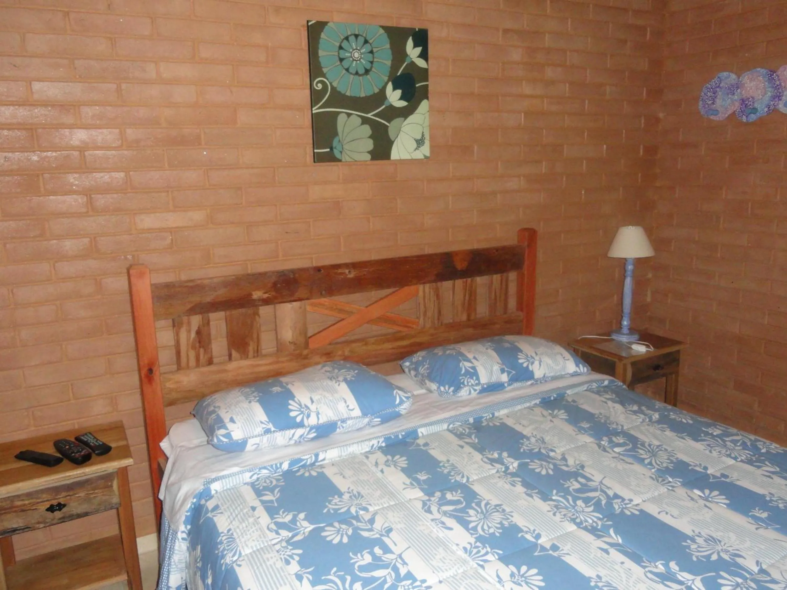 Bed in Pousada Chácara do Rio