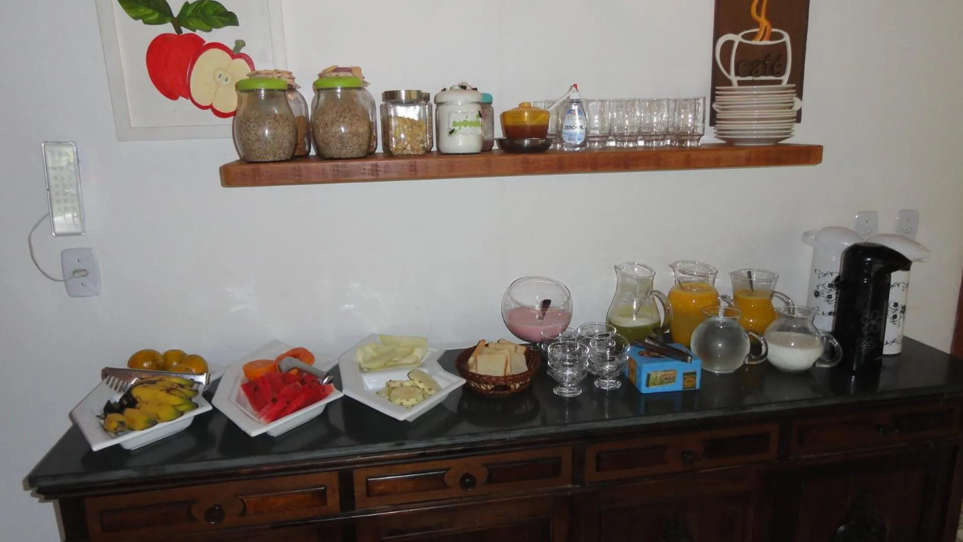 Food in Pousada Chácara do Rio